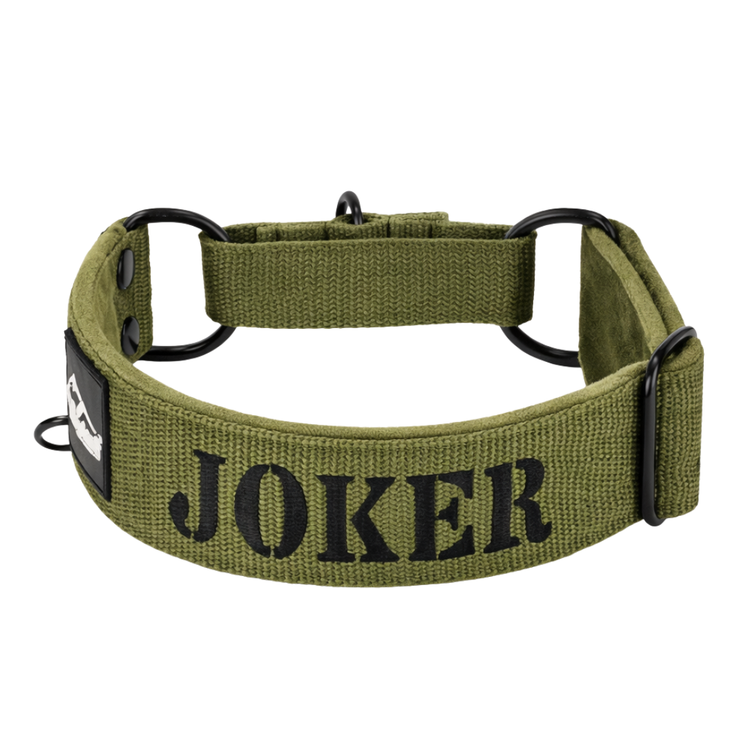 Collar martingale con nombre