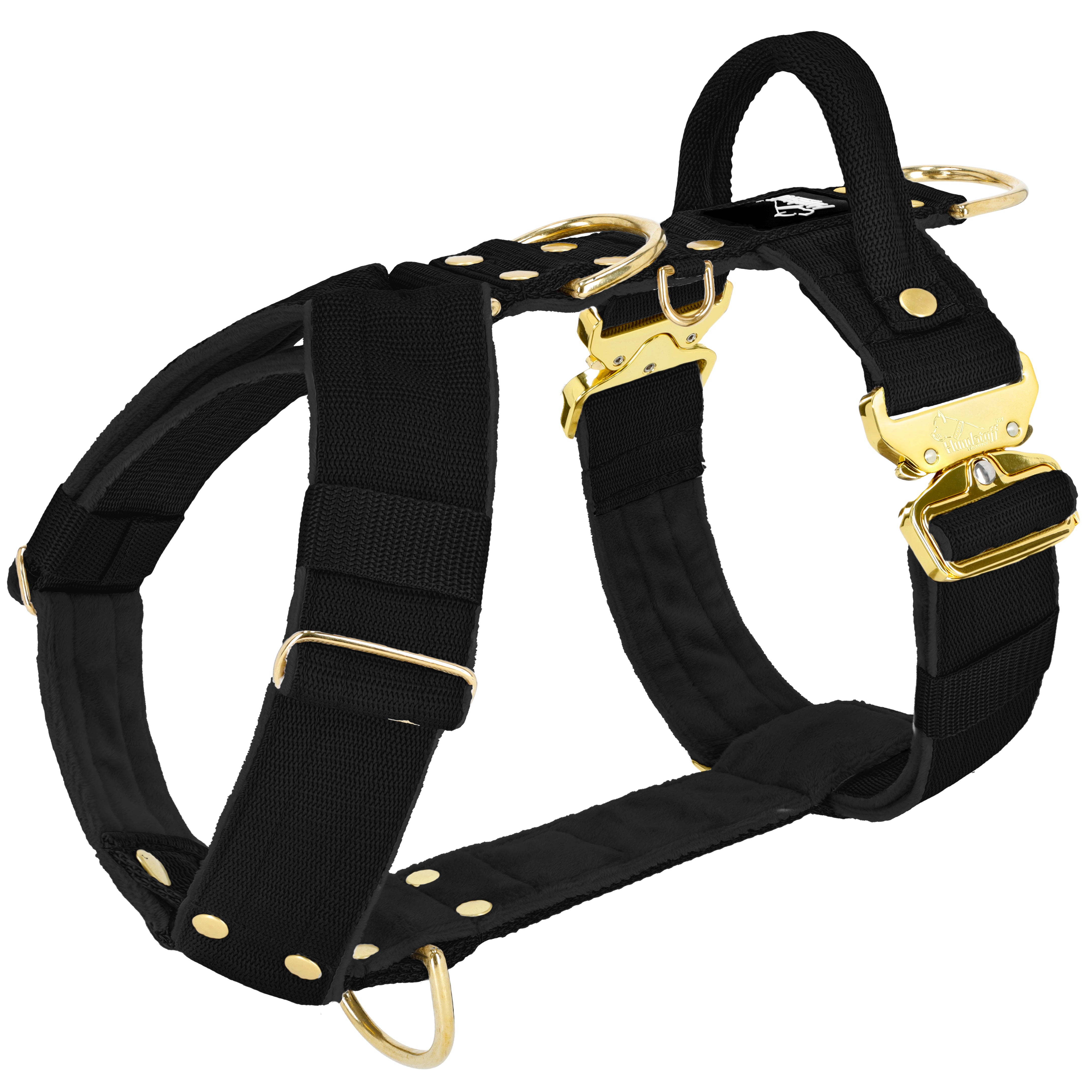 Easy Walk Extreme Gold Buckle Negro - Arnés con hebilla de cierre rápido