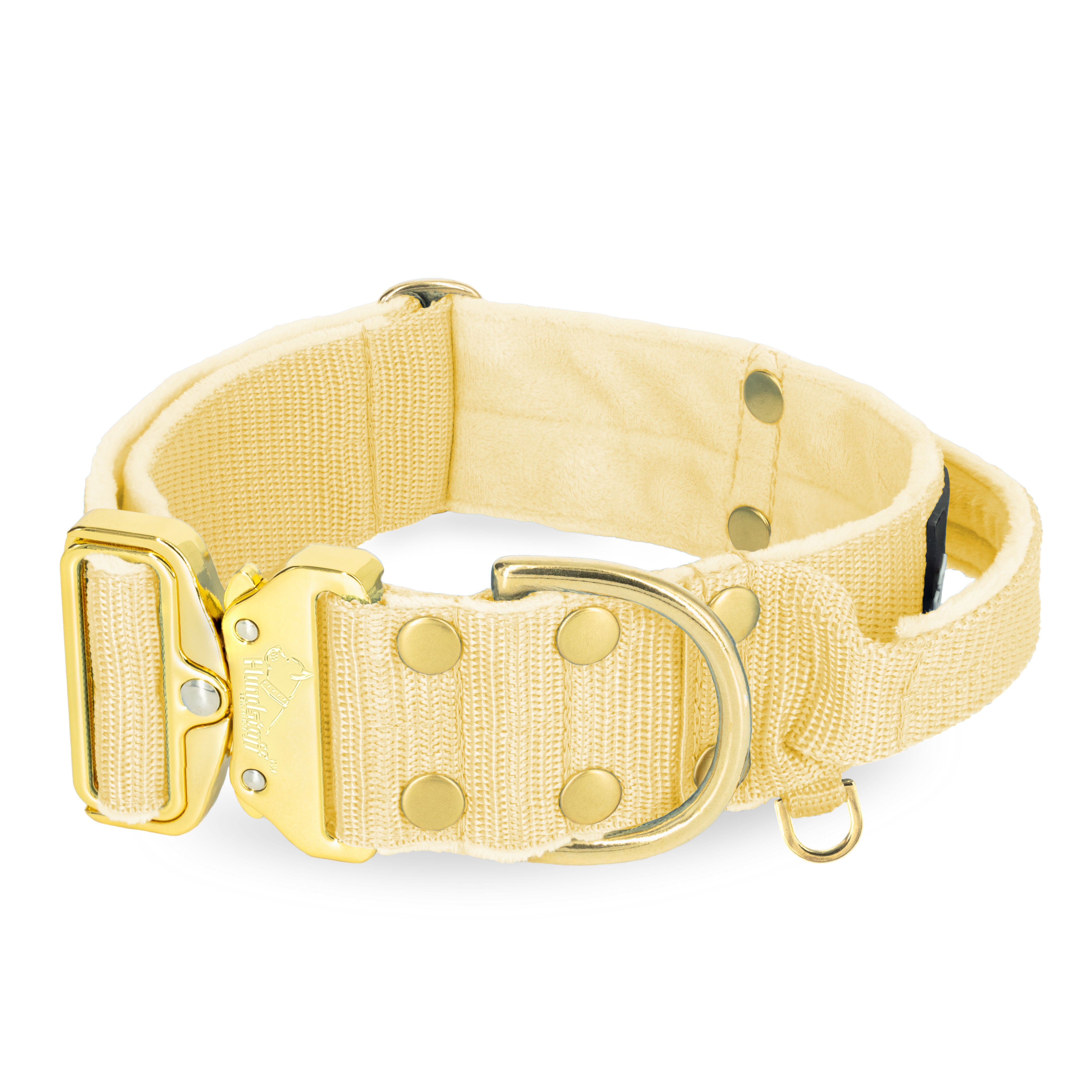 Extreme Gold Buckle Gold Amarillo - Collar fuerte y seguro