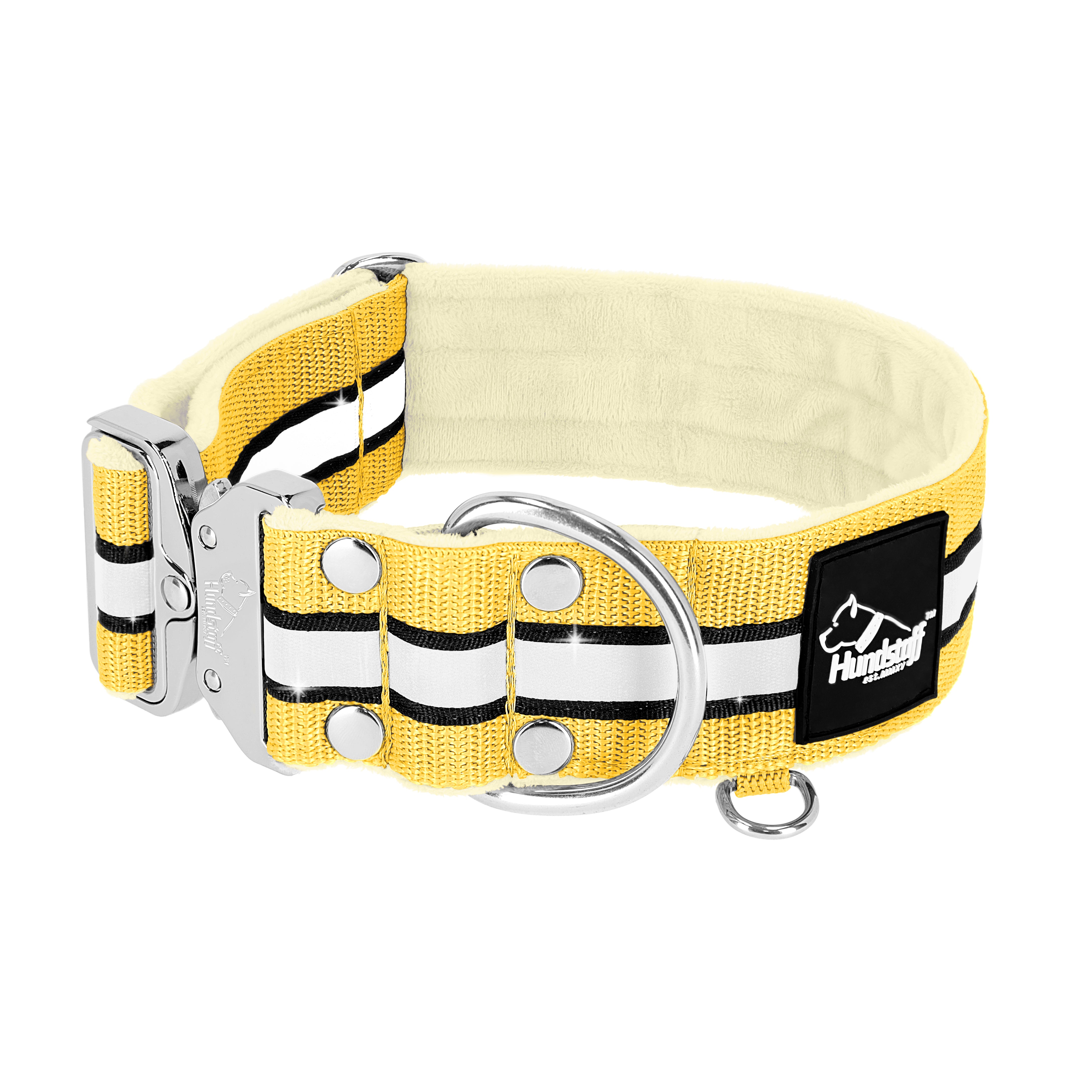 Extreme Silver Buckle Safe Baby Amarillo - Collarín reflejo de seguridad
