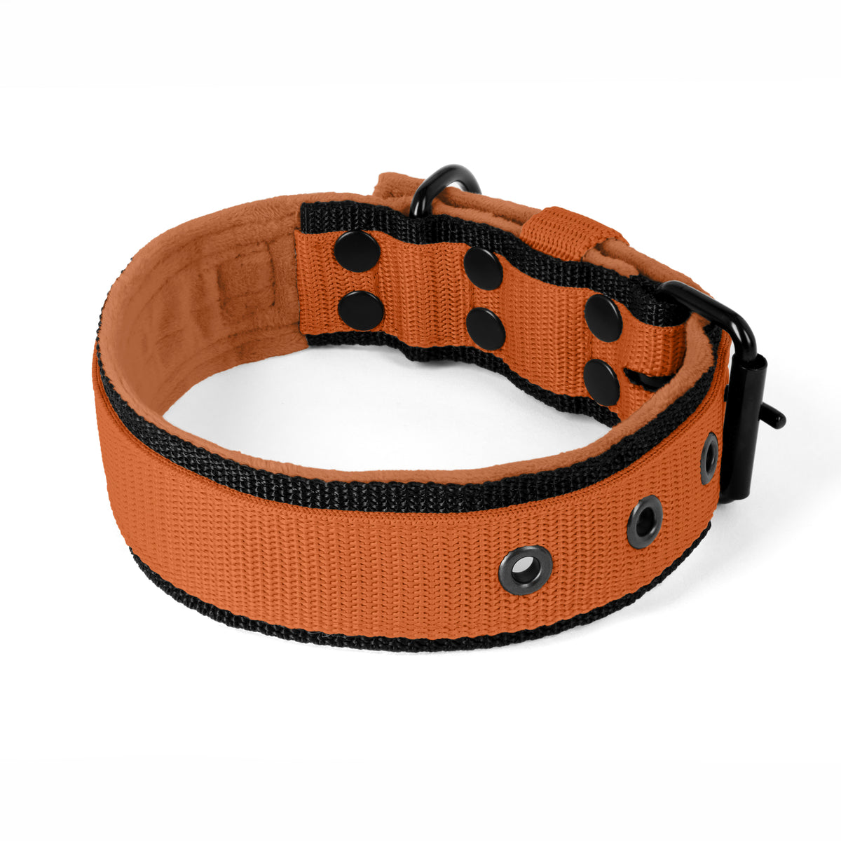 Active Komfort Black Edition Red - Collar ancho y resistente con hebilla