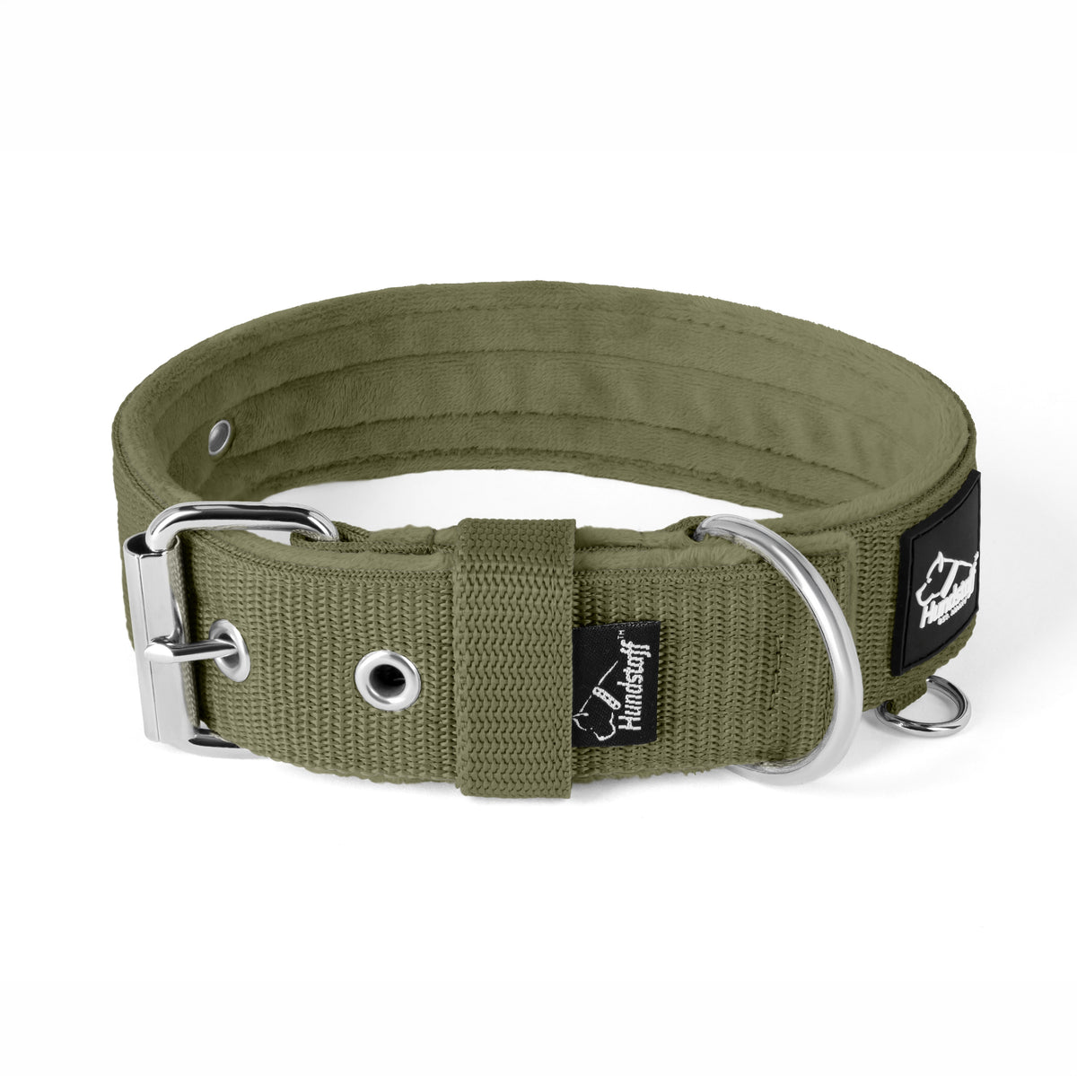 Active Khaki - Collar ancho y resistente con hebilla