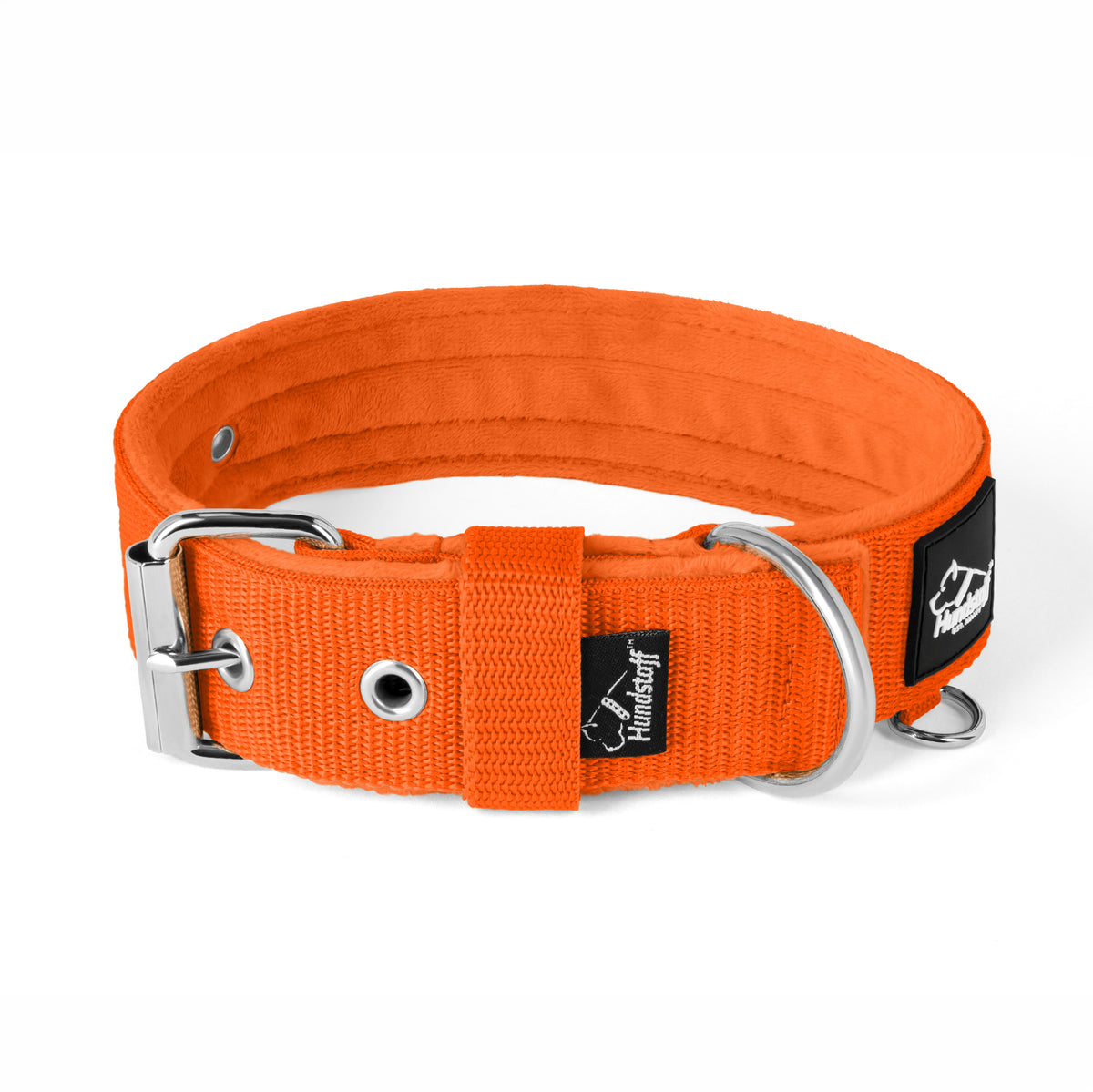 Active Orange - Collar ancho y resistente con hebilla