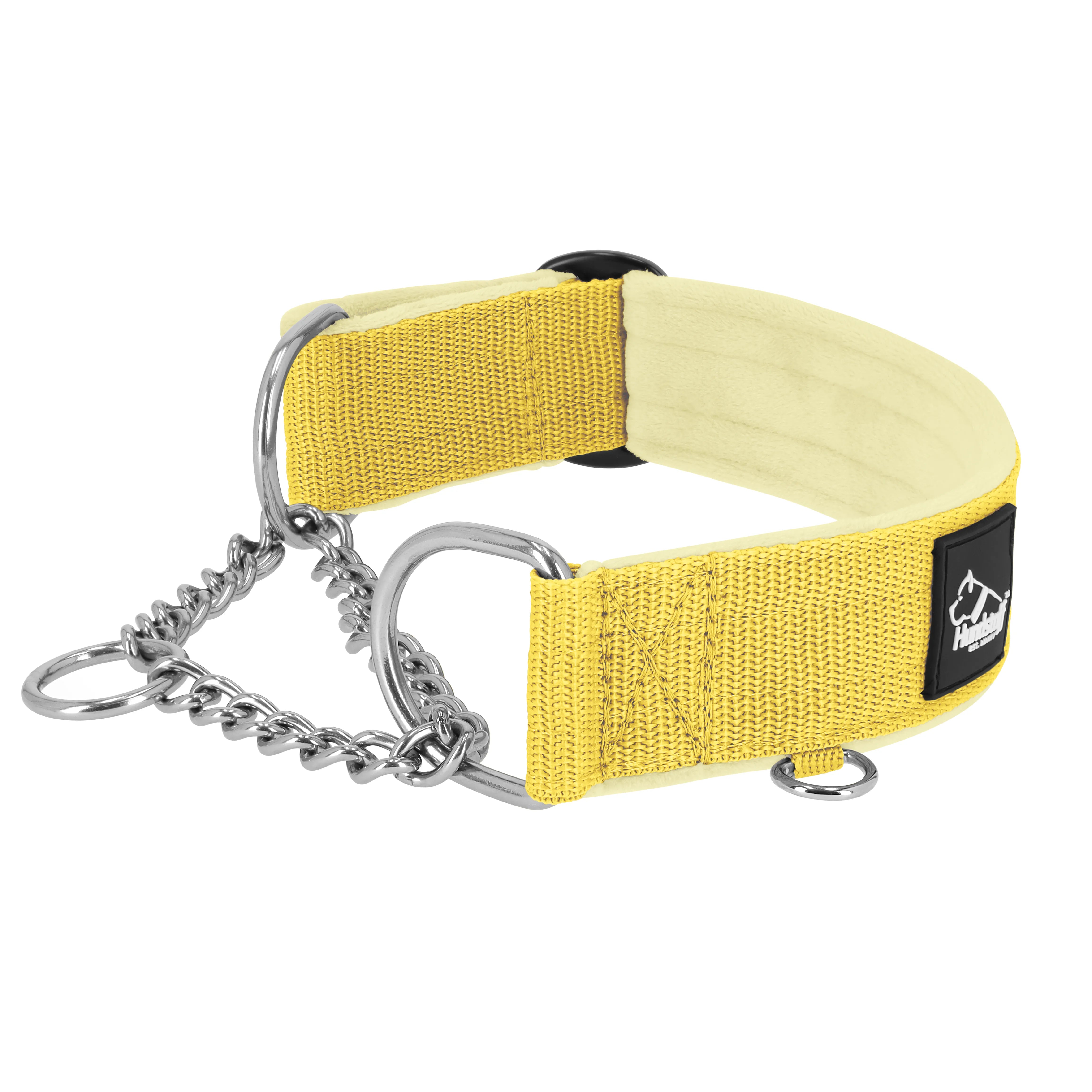 Martingale Chain Set baby amarillo - Collar de media correa y correa