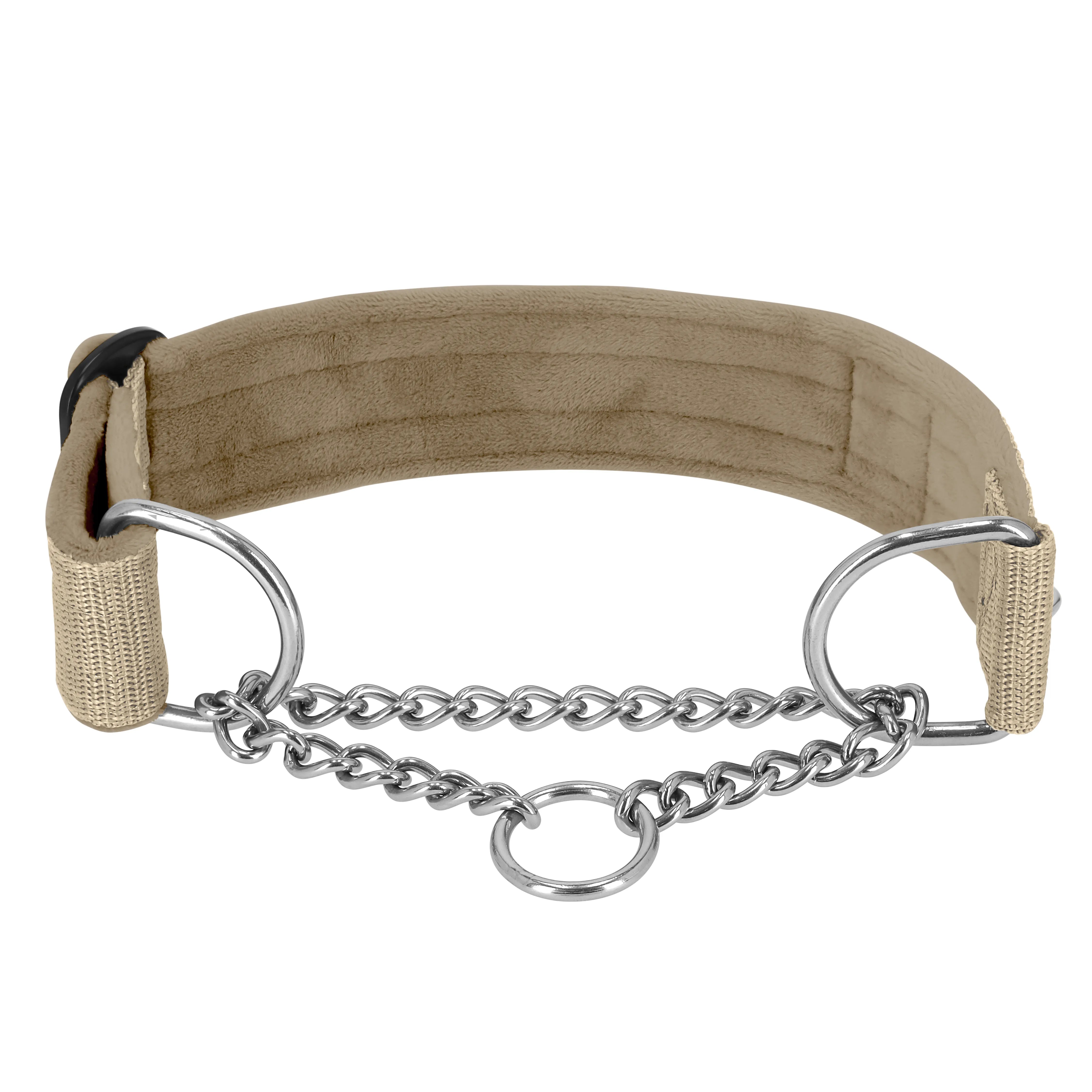 Martingale Chain Set Beige - Collar semi-estrangulador y correa