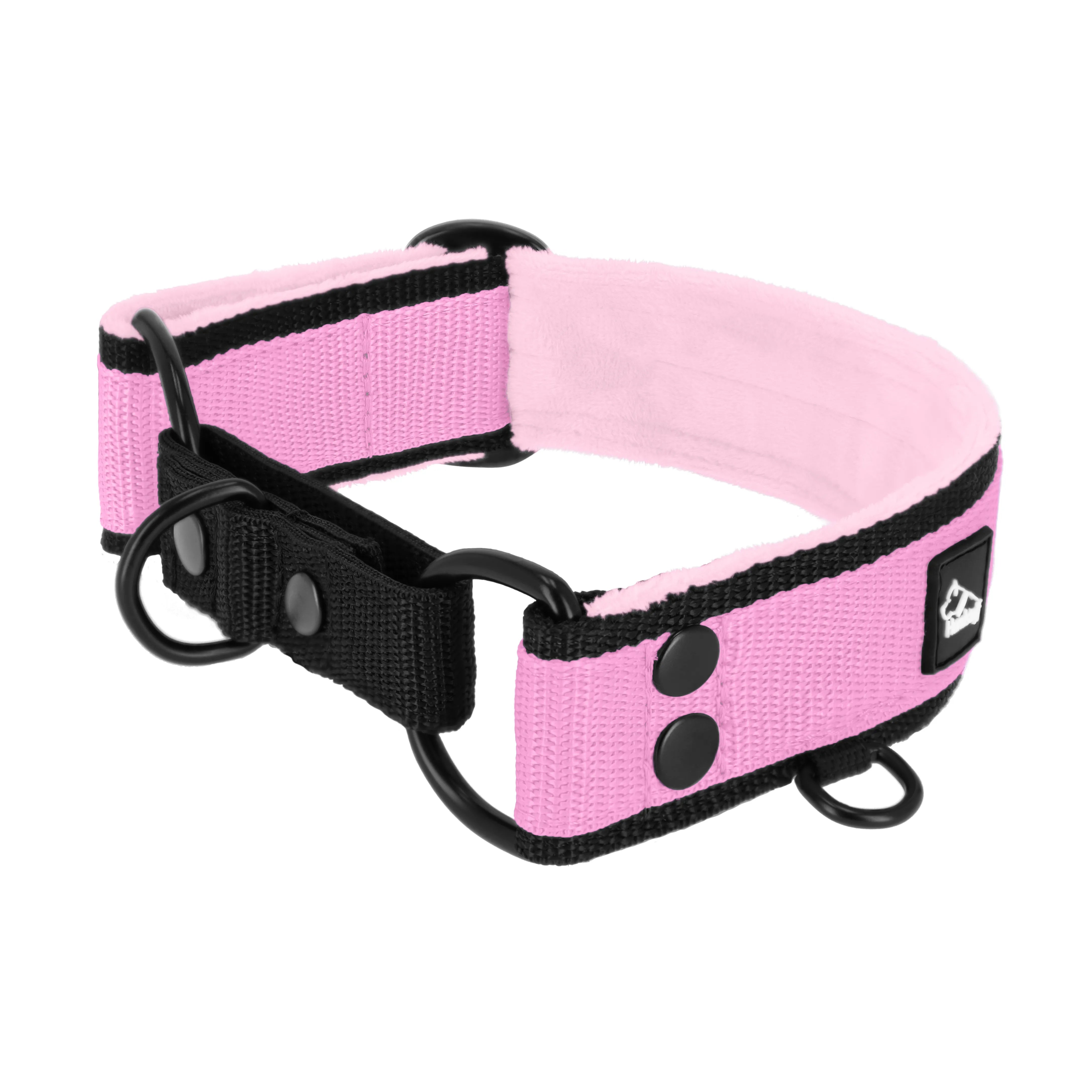 Martingala Black Edition Baby Pink - Cuello doblado forrado medio planchado