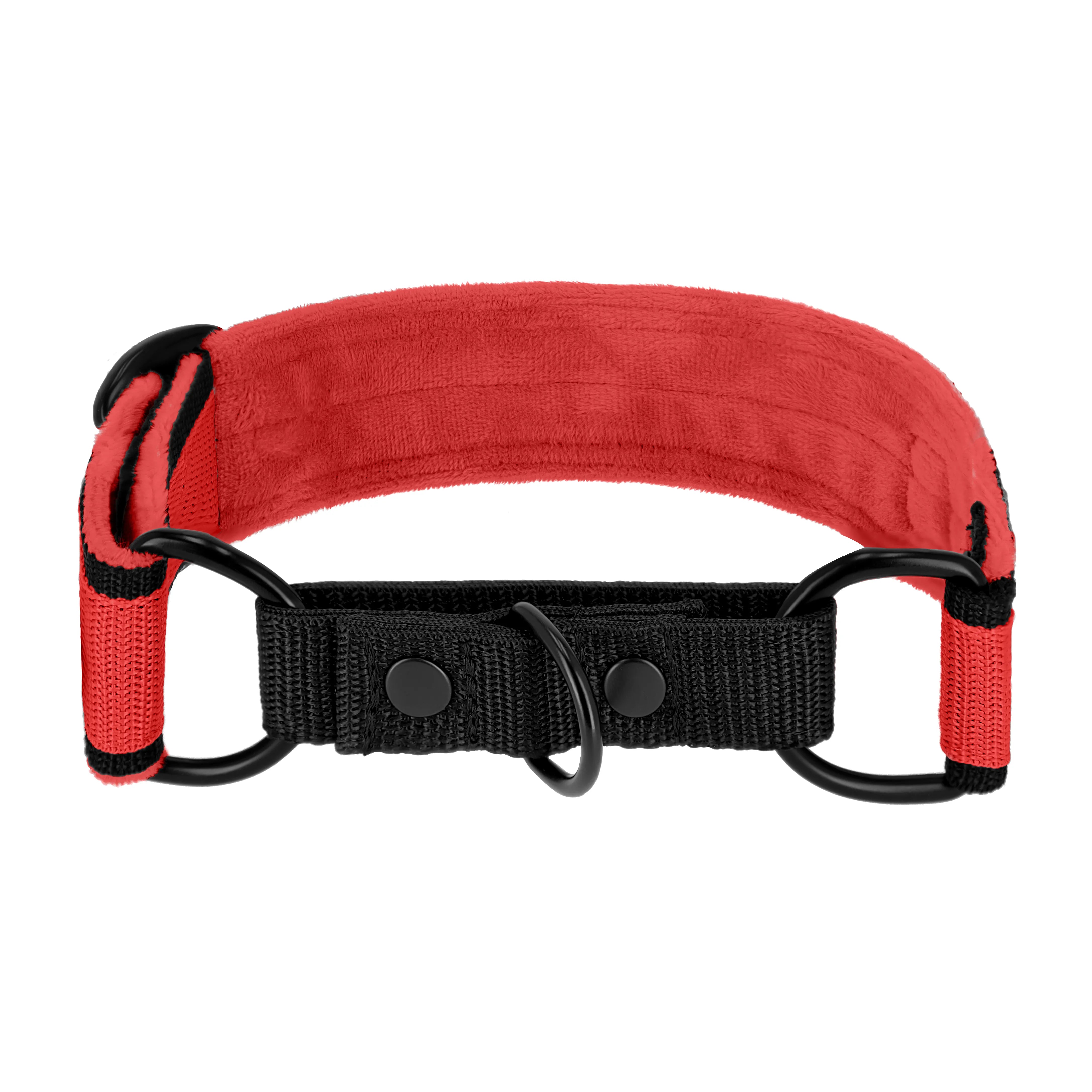 Martingale Black Edition Rojo - Cuello ancho forrado medio planchado