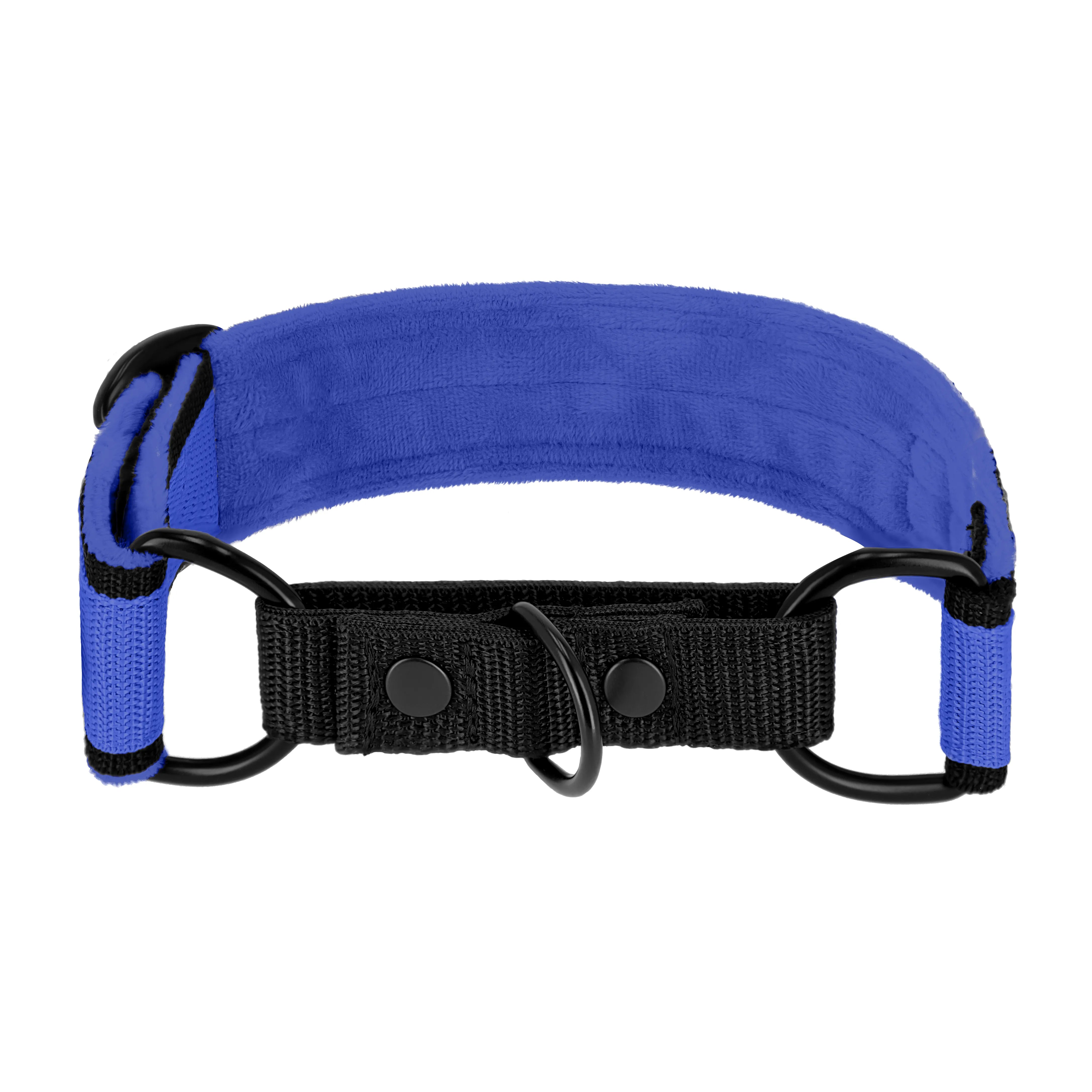 Martingala Black Edition Azul - Cuello ancho forrado medio planchado