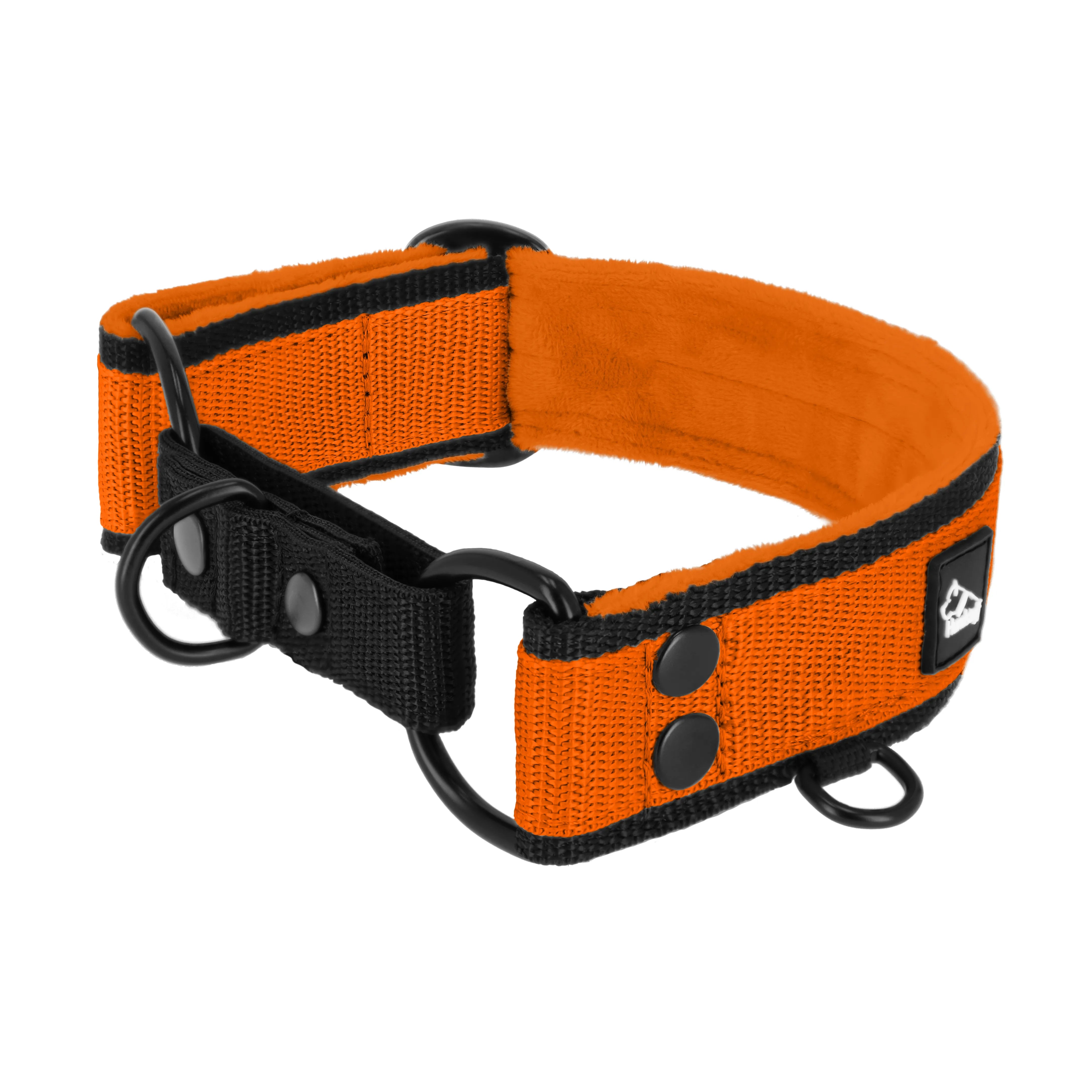 Martingale Black Edition Naranja - Cuello ancho forrado medio planchado