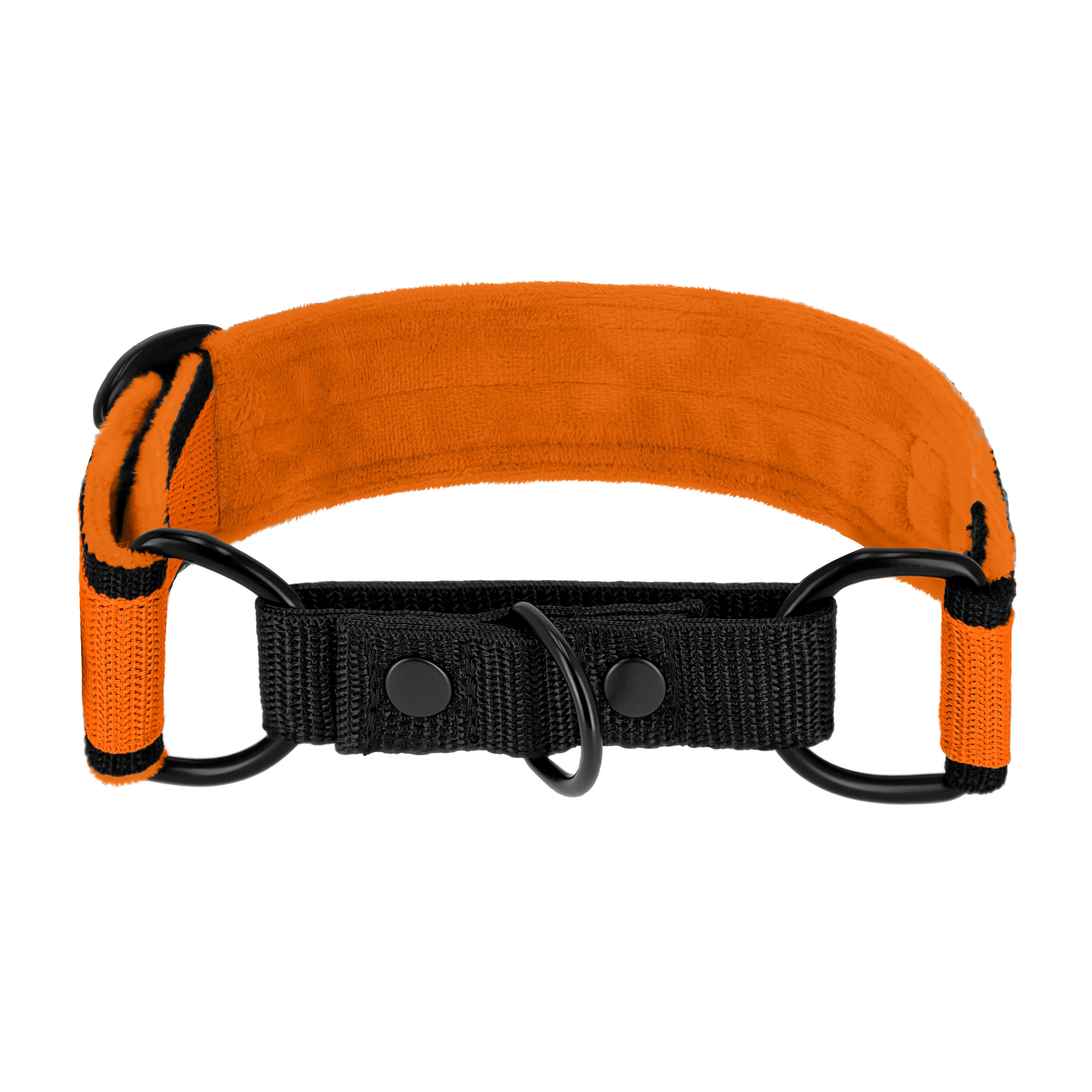 Martingale Black Edition Naranja - Cuello ancho forrado medio planchado
