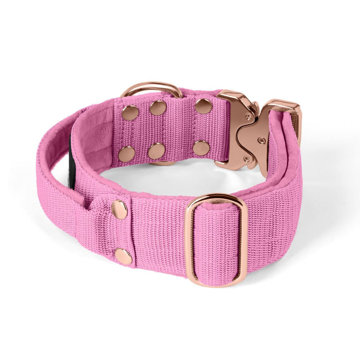 Extreme Rose Buckle Grey - Collar fuerte y seguro