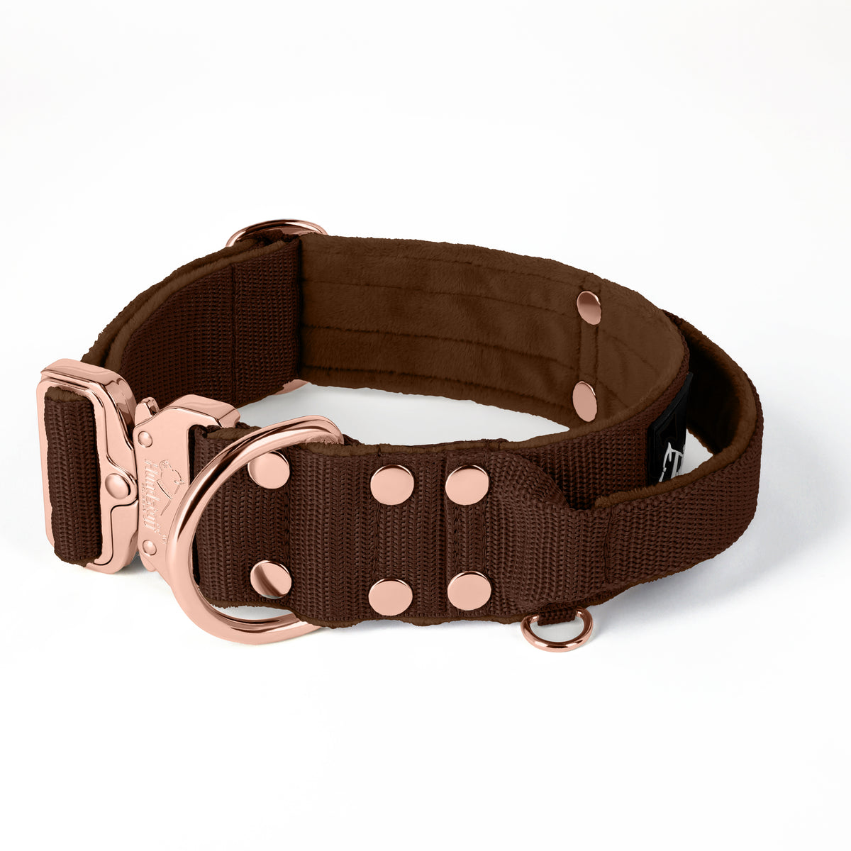 Extreme Rose Buckle Grey - Collar fuerte y seguro