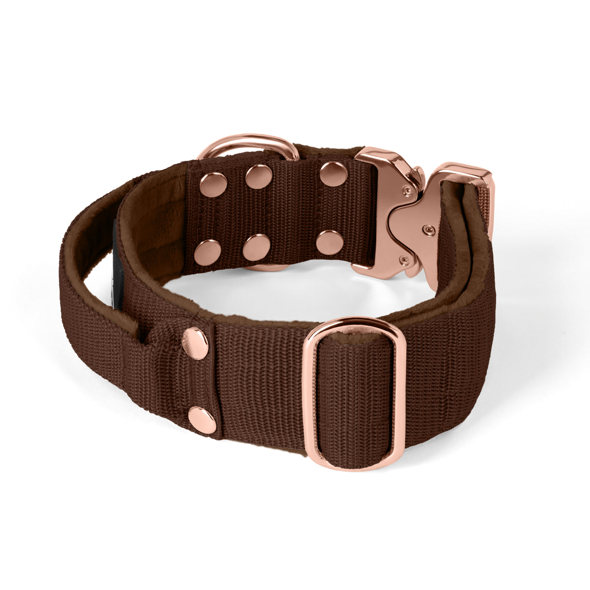 Extreme Rose Buckle Grey - Collar fuerte y seguro