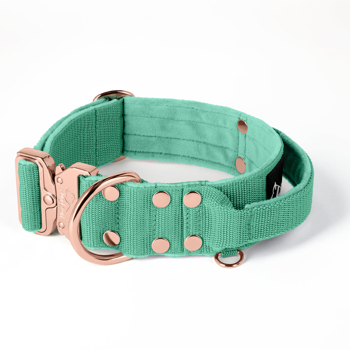 Extreme Rose Buckle Grey - Collar fuerte y seguro