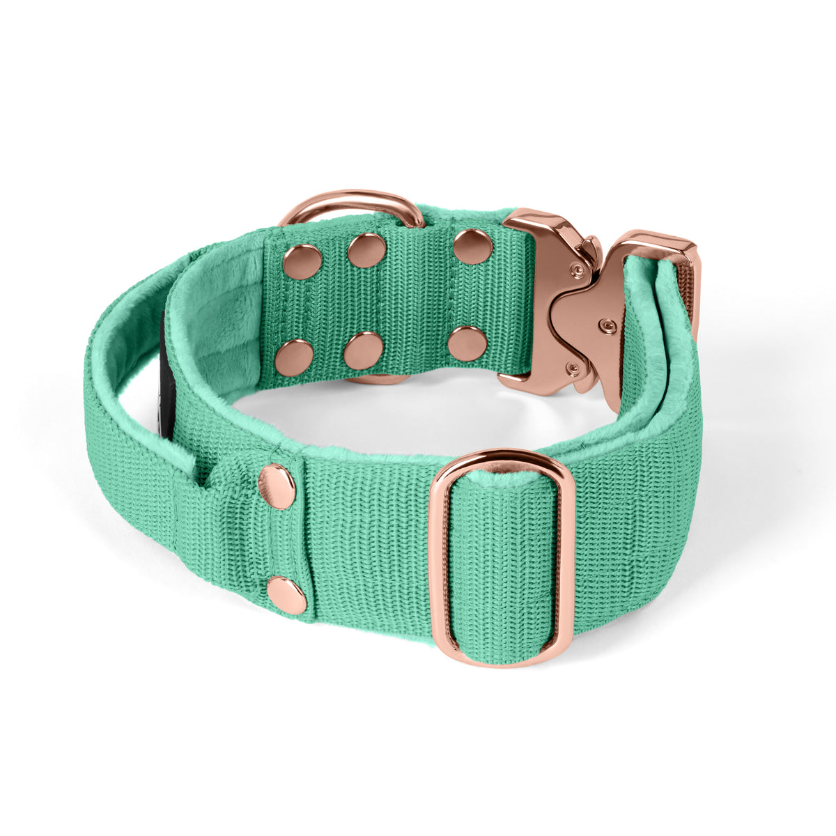 Extreme Rose Buckle Grey - Collar fuerte y seguro