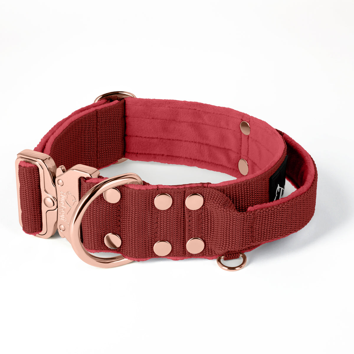 Extreme Rose Buckle Grey - Collar fuerte y seguro