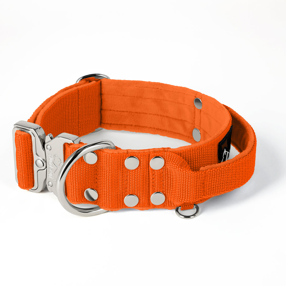 Extreme Silver Buckle Orange - Collar resistente y seguro