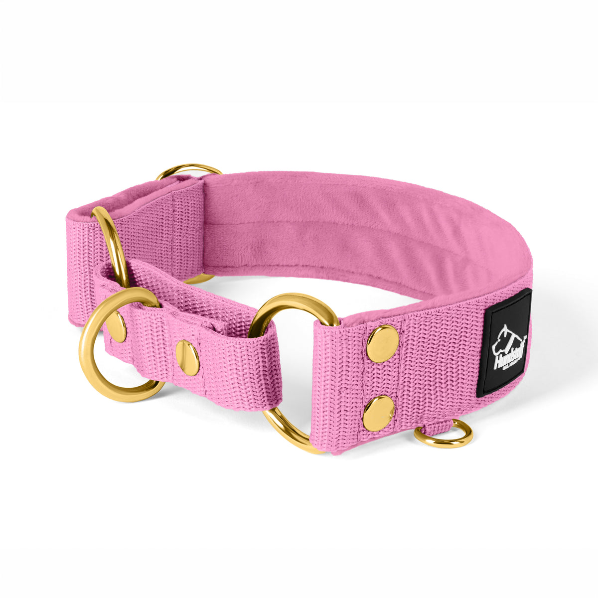 Martingala Golden Candy Pink - Cuello doblado forrado medio planchado