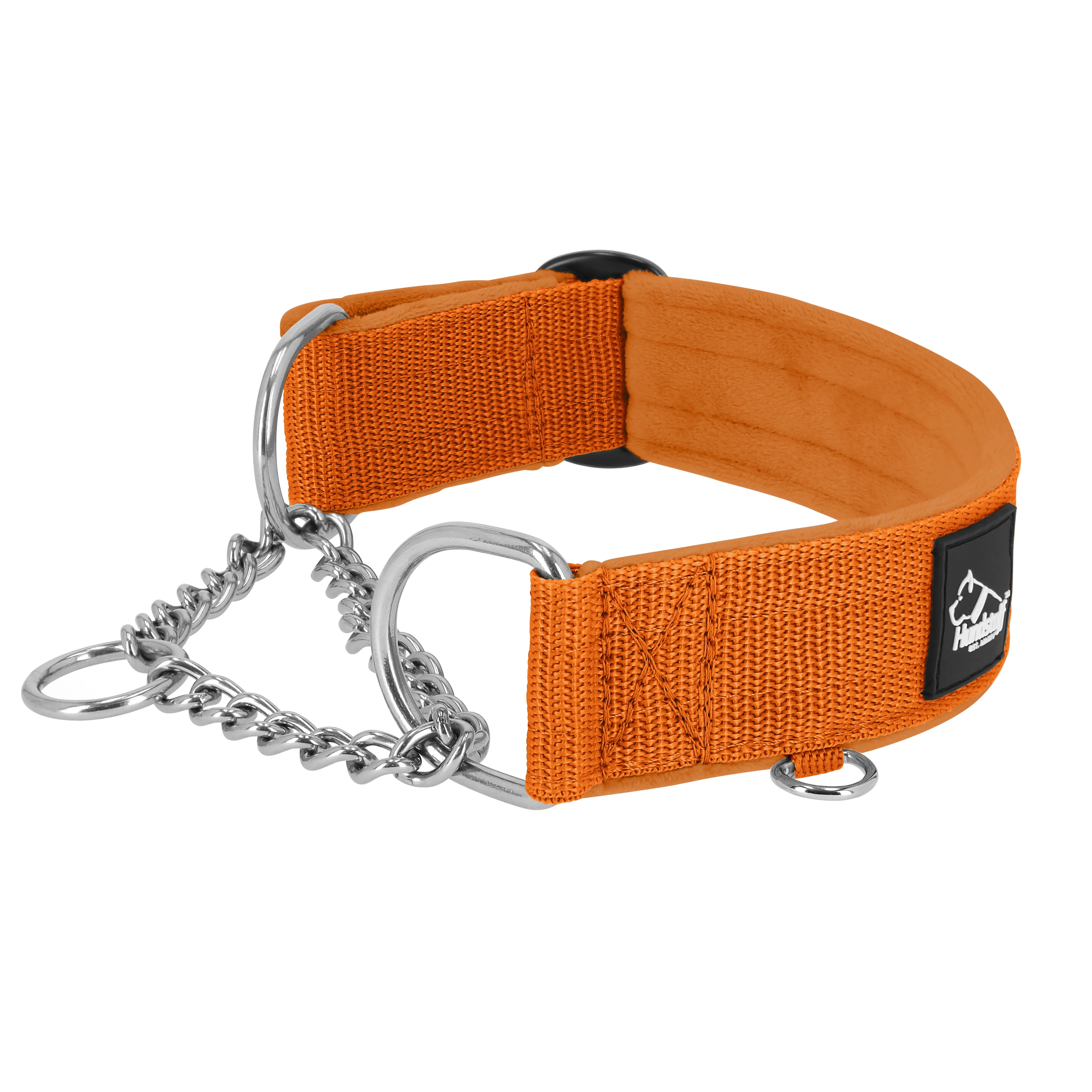 Martingale Chain Set Naranja - Collar de media correa y correa