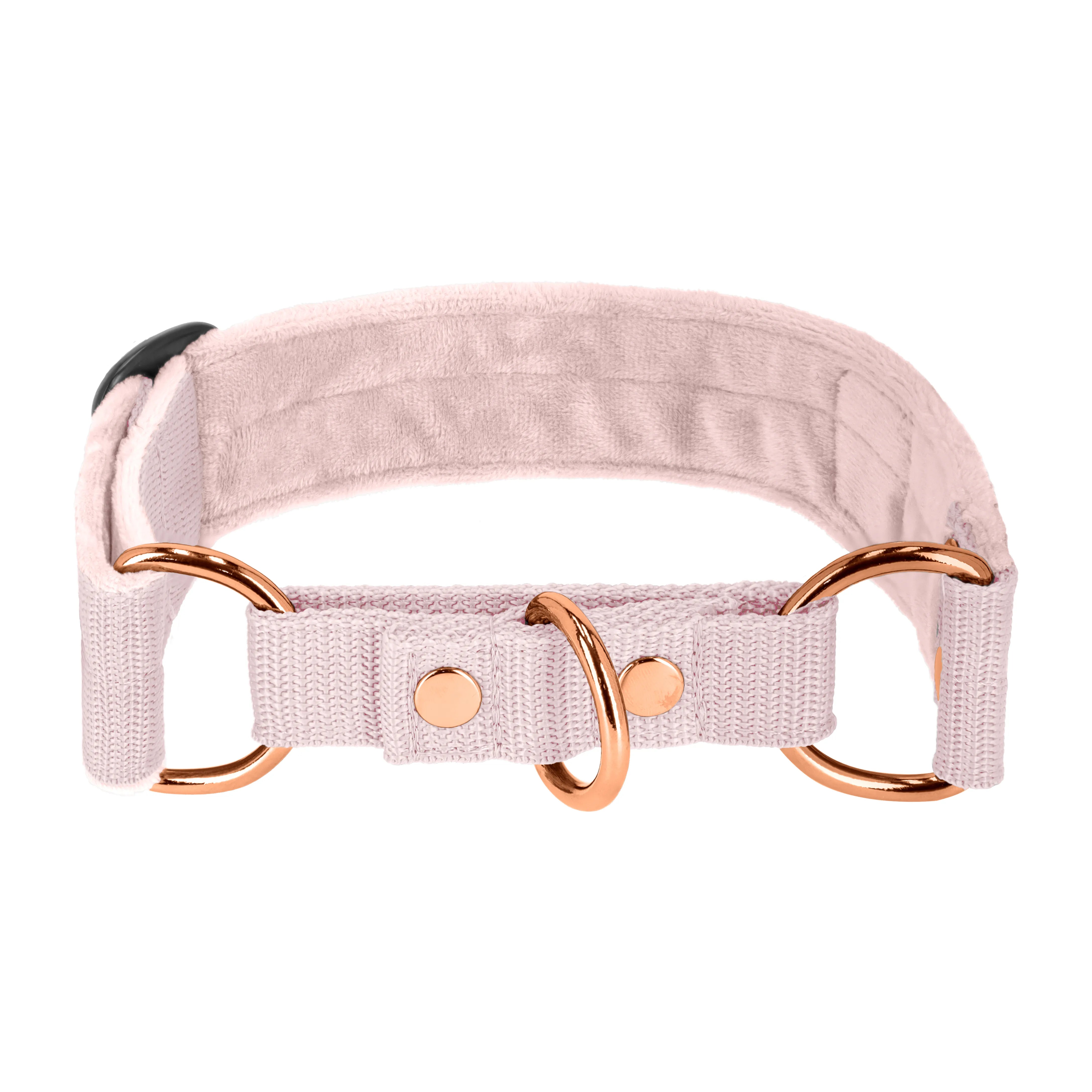 Martingale Rose Edition Rosa Pastel - Collar forrado doblado medio planchado