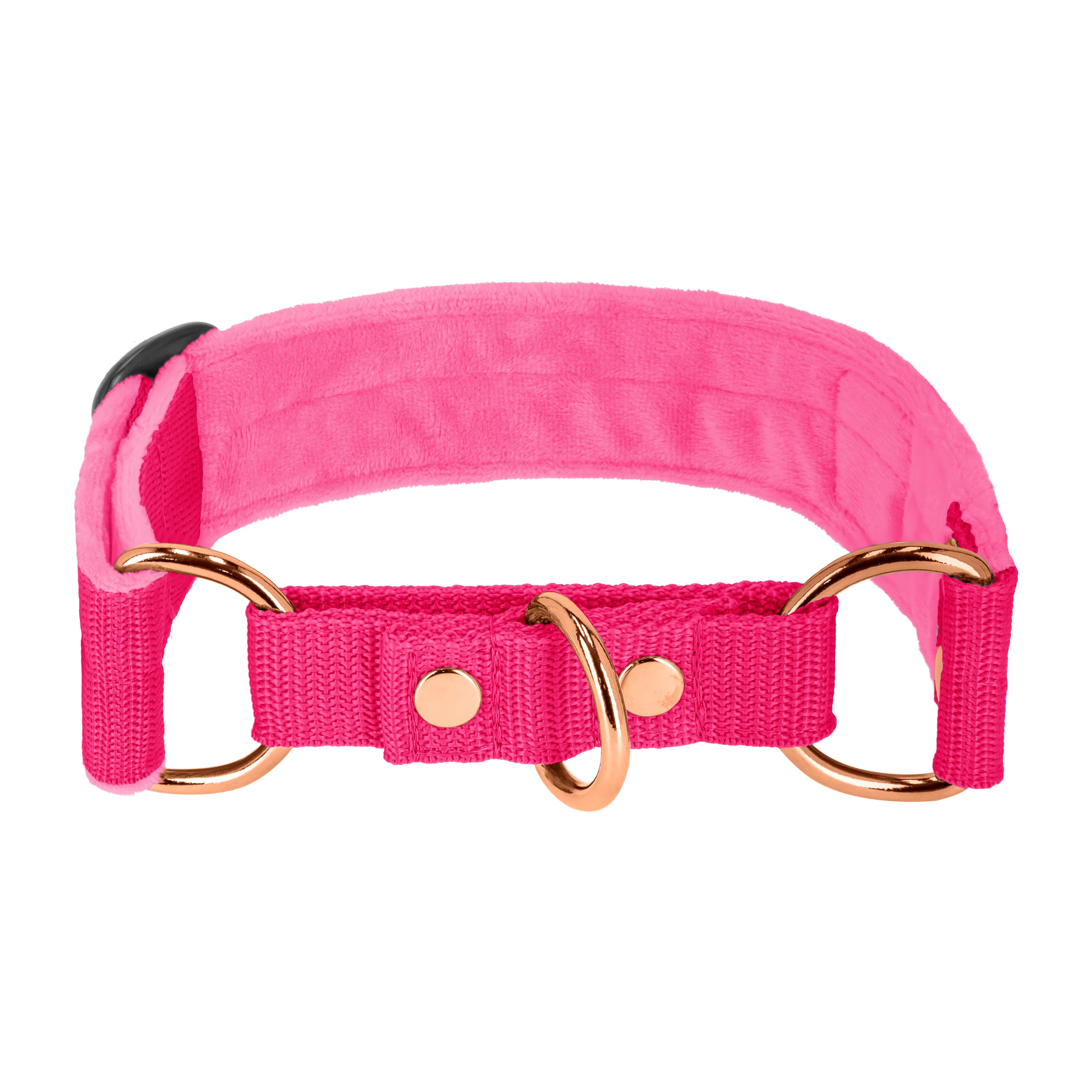 Martingala Rosa Edición Rosa - Collar forrado doblado medio planchado