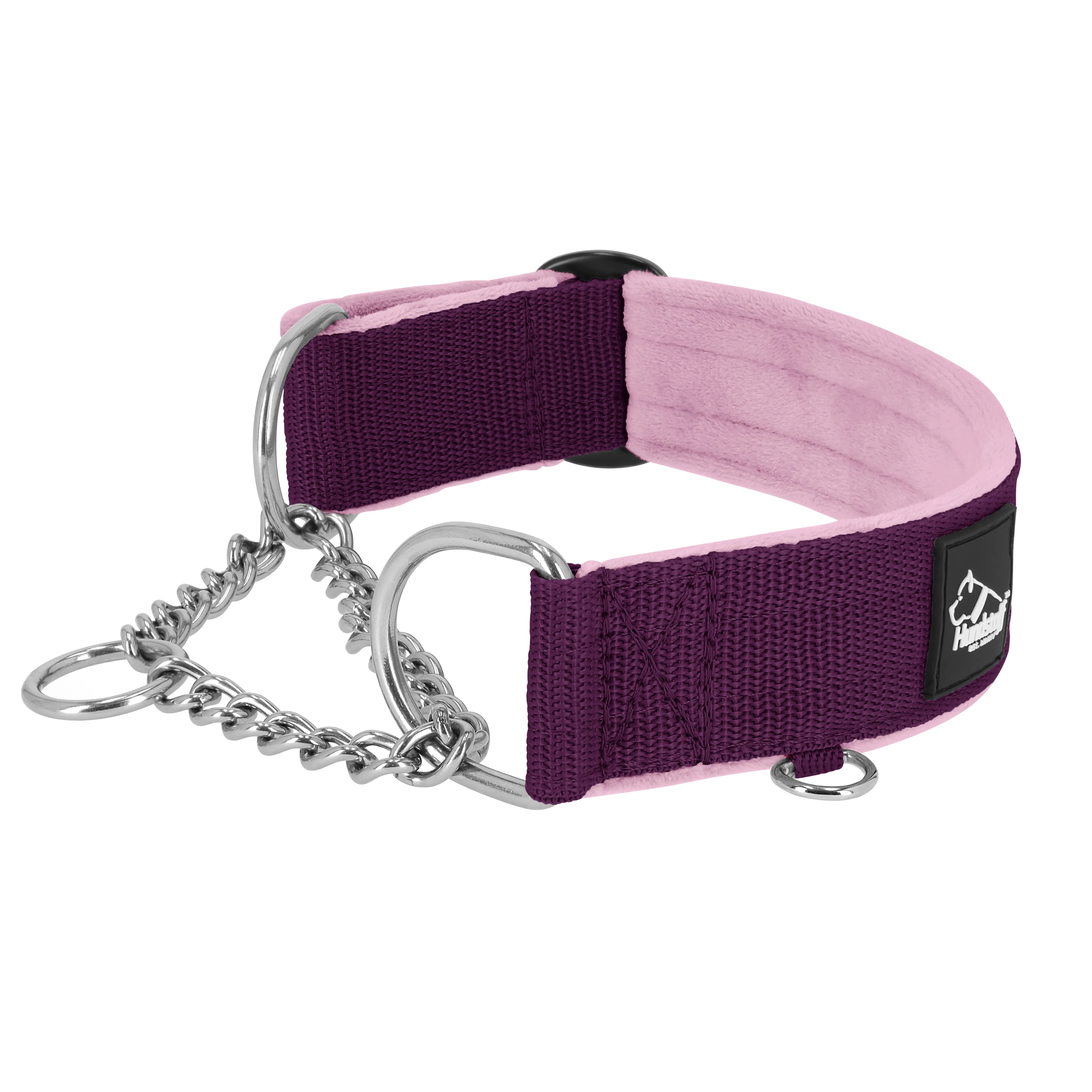 Martingale Chain Set Plum - Collar de media correa y correa