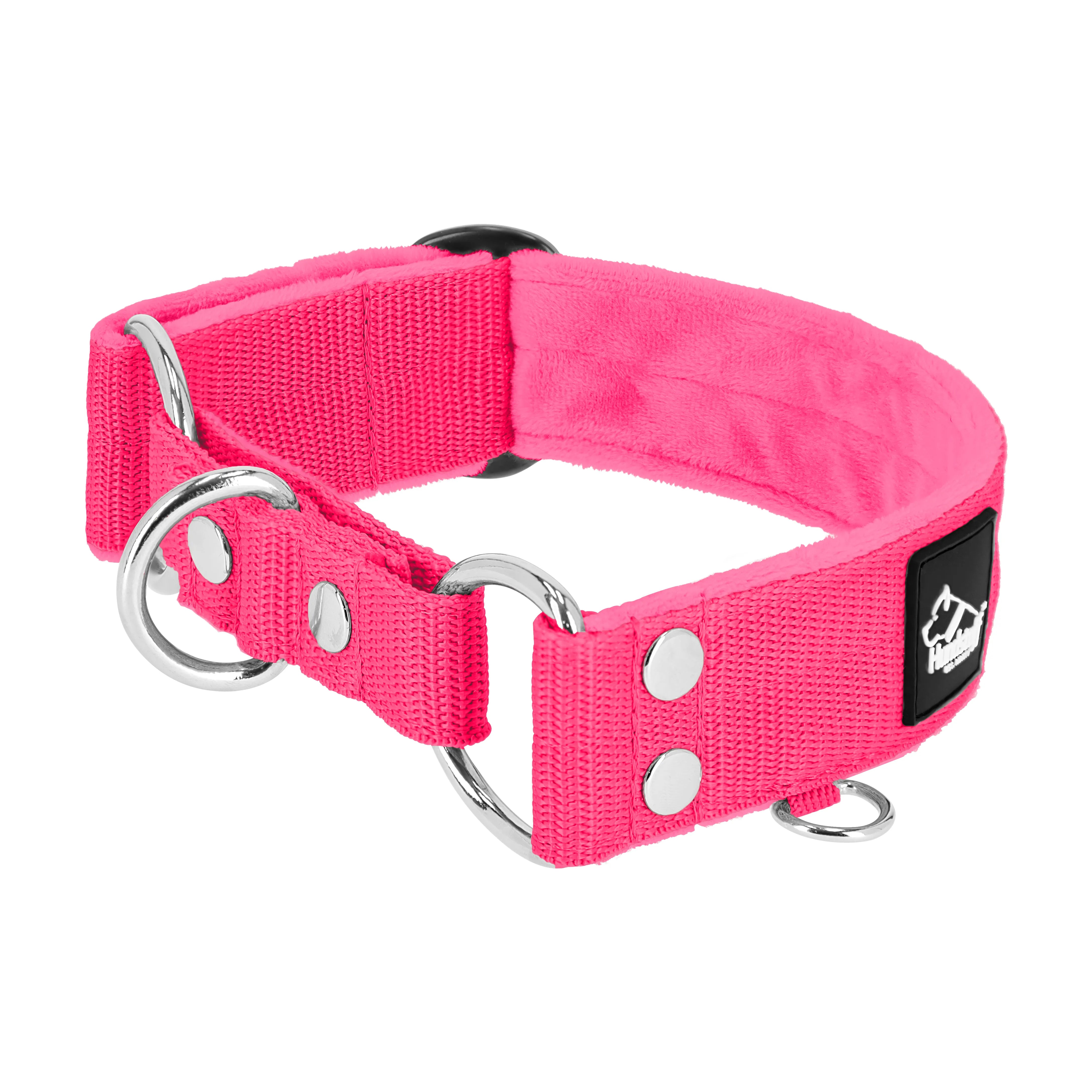 Martingala Rosa - Collar forrado doblado medio planchado