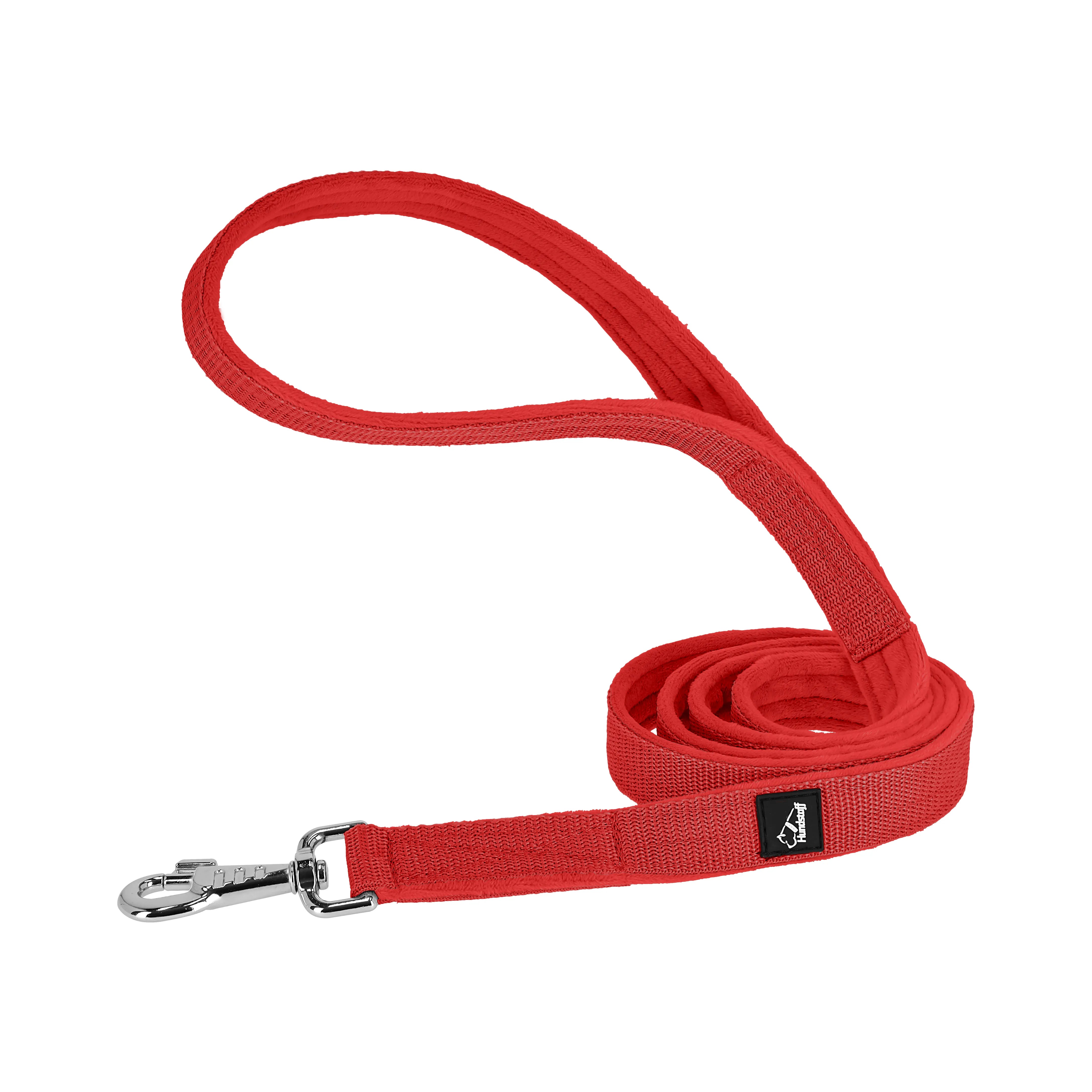 Martingale Chain Set Red - Collar de semi-ahogo y correa
