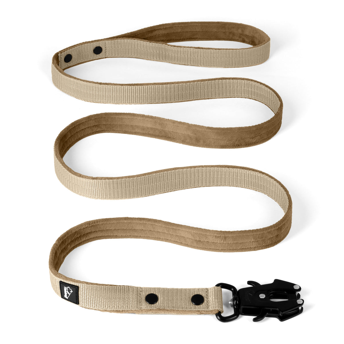 Walk Leash Black Edition Beige - Correa de nylon resistente en varias longitudes
