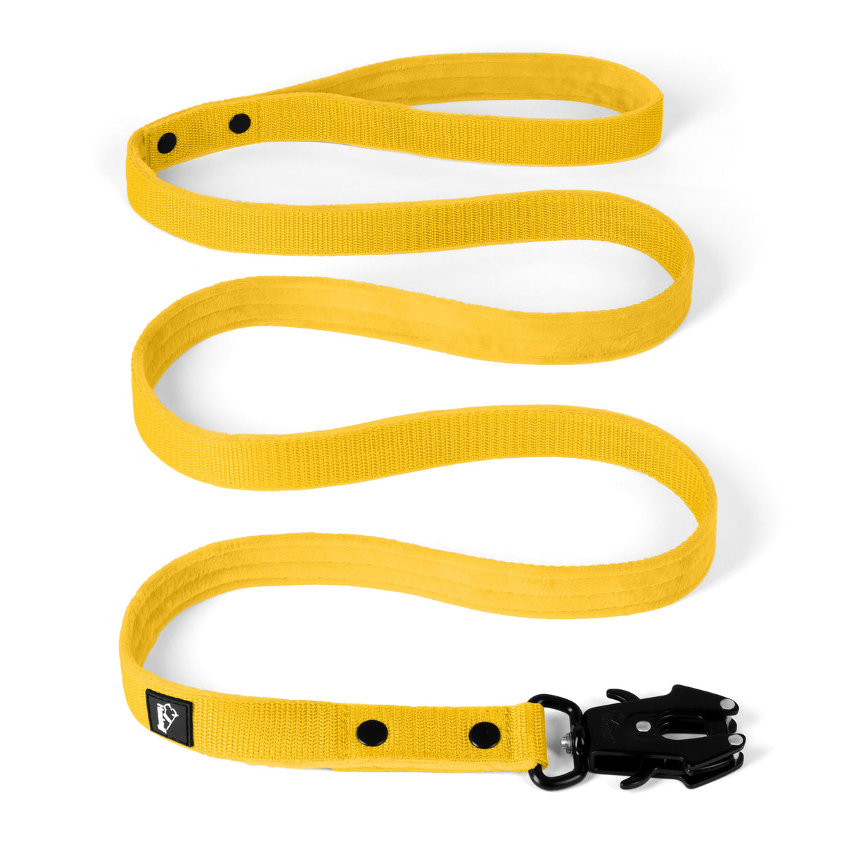 Walk Leash Black Edition Yellow - Correa de nylon resistente en varias longitudes