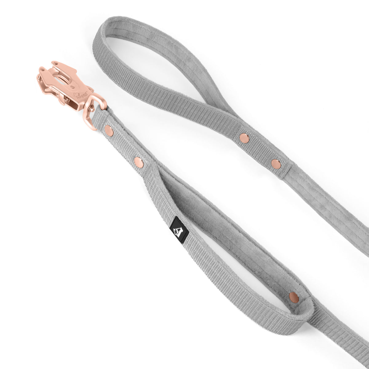 Guard Leash Rose Edition Grey - Correa Guard con asa adicional