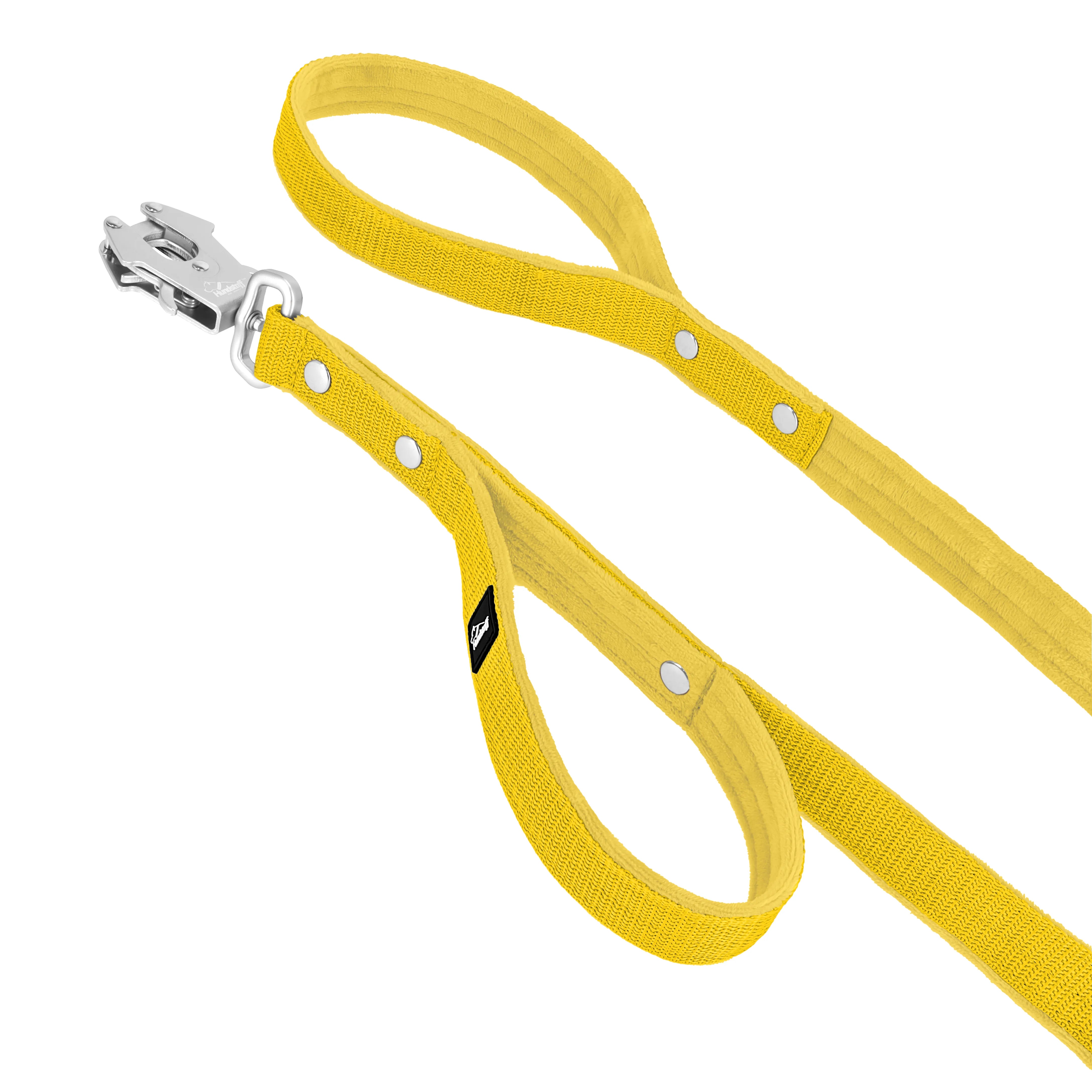 Guard Leash Yellow - Correa Guard con asa extra