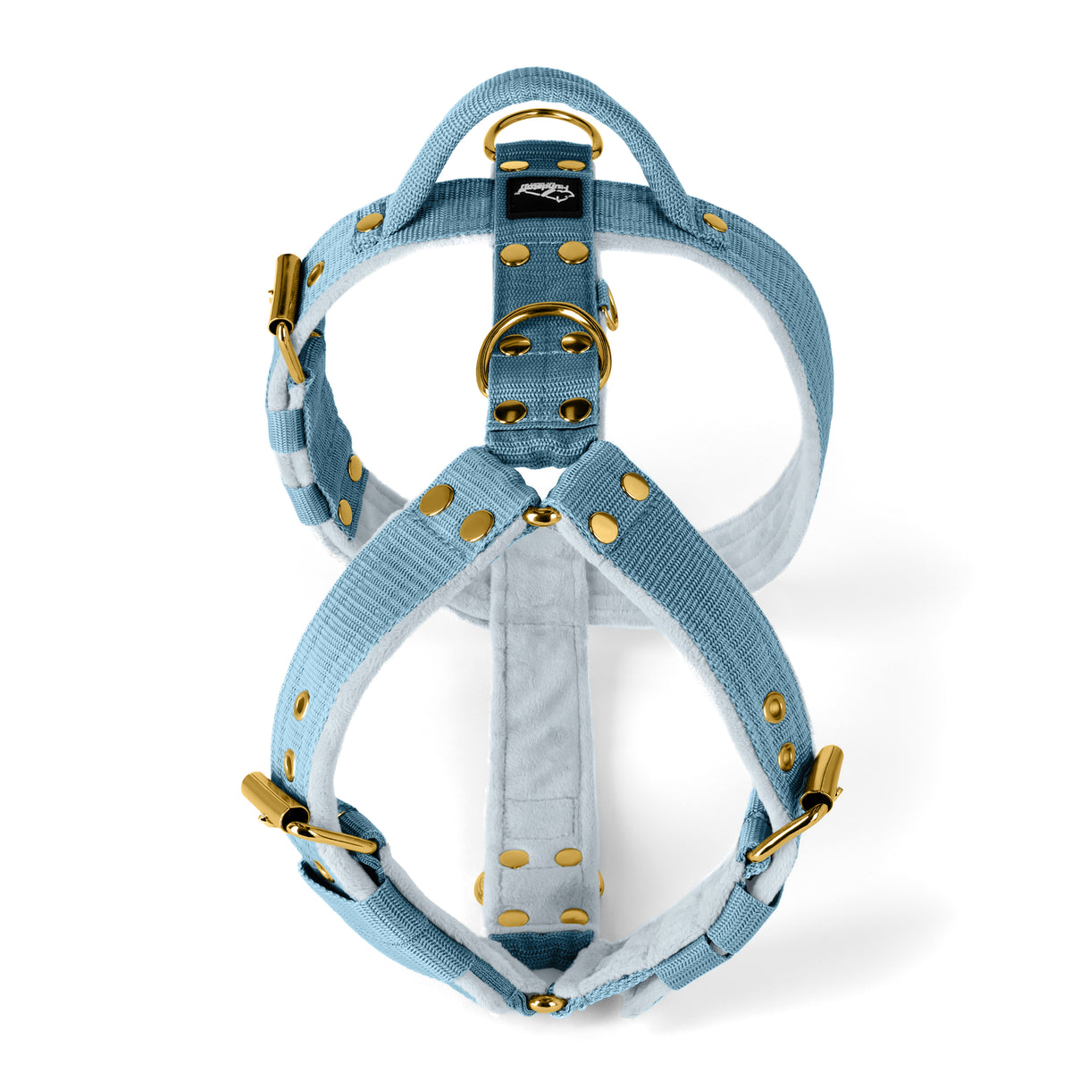 Easy Walk Golden Baby Blue - Arnés con asa