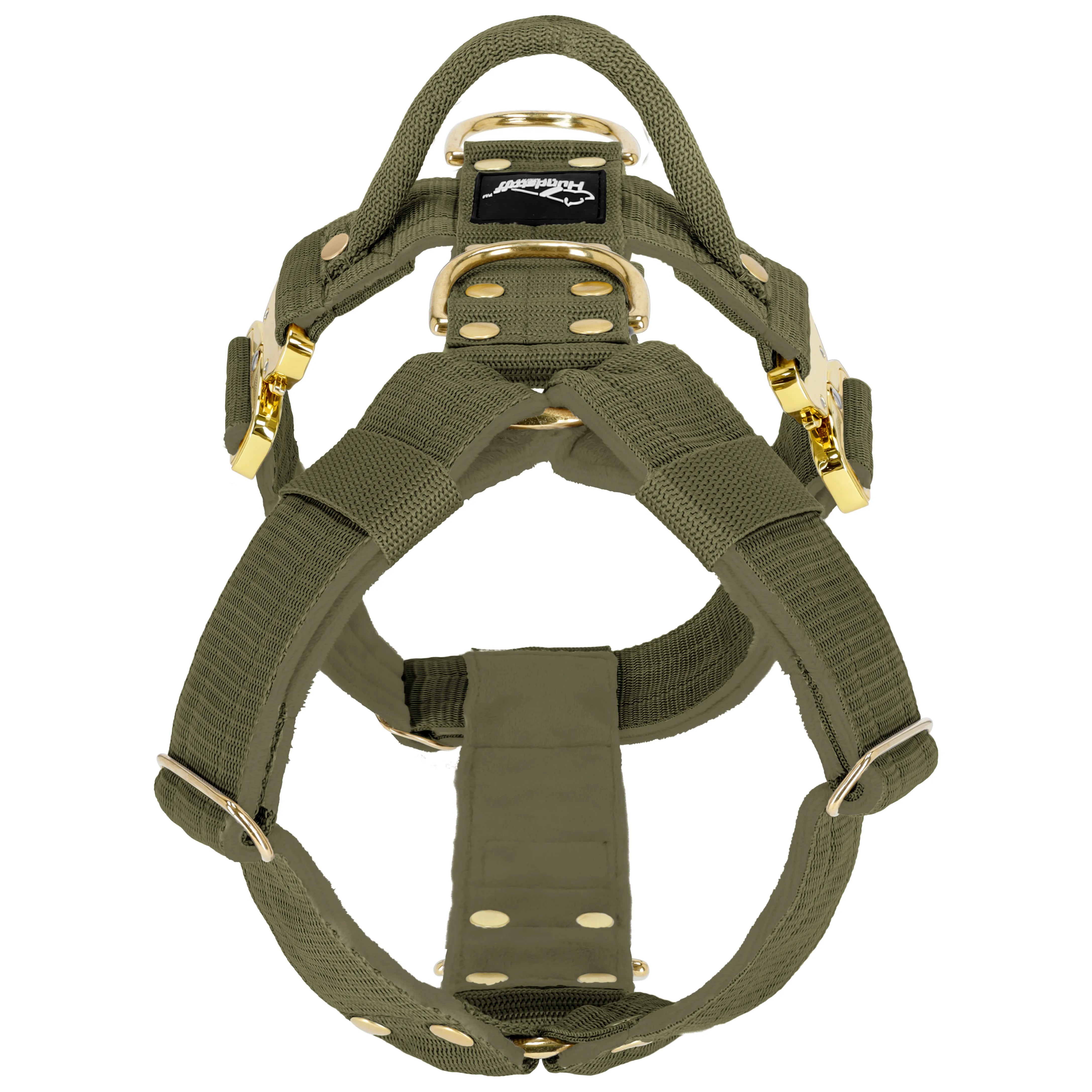 Easy Walk Extreme Gold Buckle Khaki - Arnés con hebilla de liberación rápida