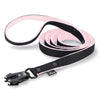 Walk Leash Black Edition Baby Pink - Correa de nylon segura en diferentes longitudes