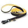 Walk Leash Black Edition Yellow - Correa de nylon segura en diferentes longitudes