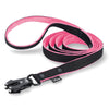 Walk Leash Black Edition Pink - Correa de nylon segura en diferentes longitudes