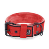 Active Komfort Black Edition Red - Collar ancho y resistente con hebilla