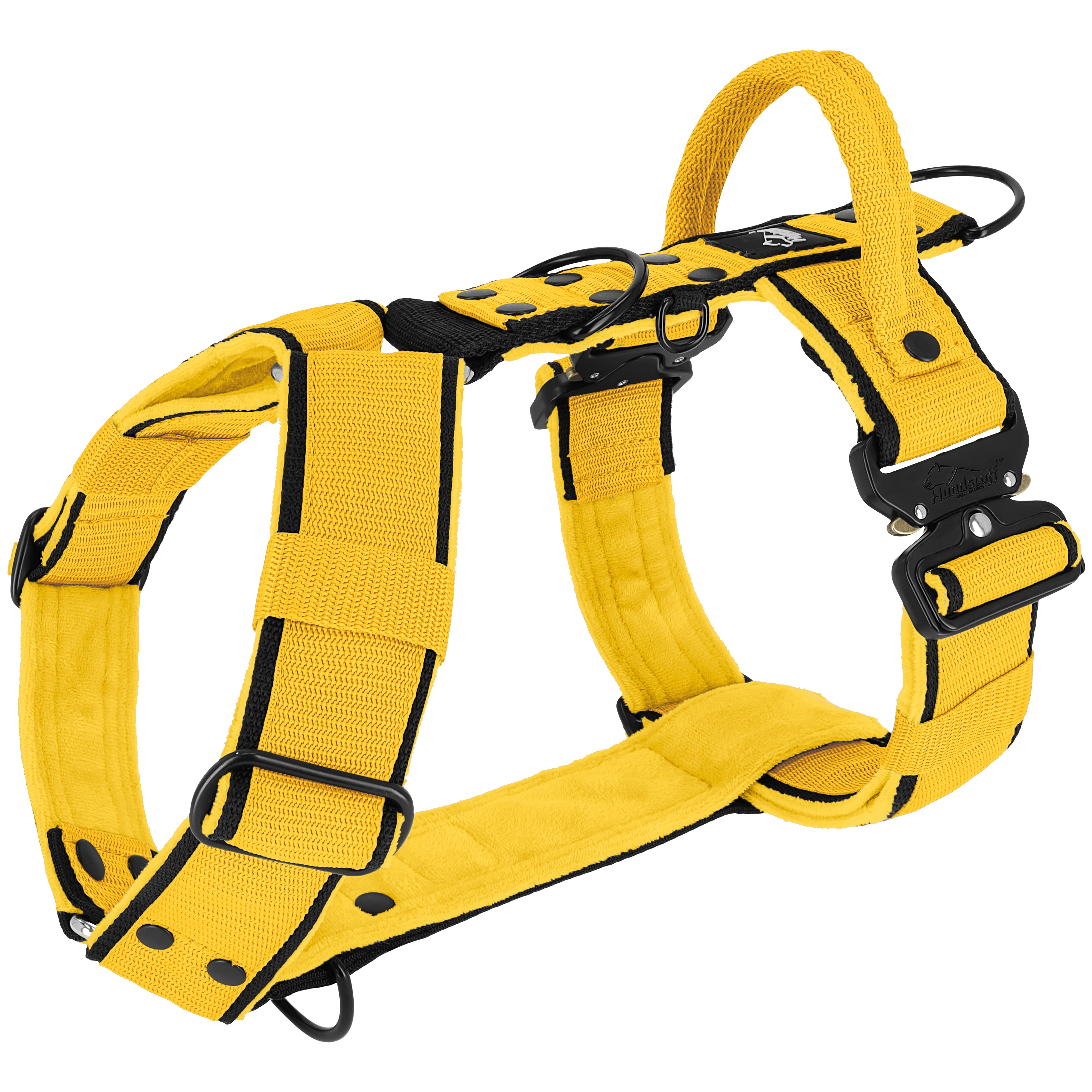 Easy Walk Extreme Black Edition Amarillo - Arnés con hebilla de liberación rápida