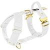 Easy Walk Extreme Gold Buckle White - Arnés con hebilla de cierre rápido