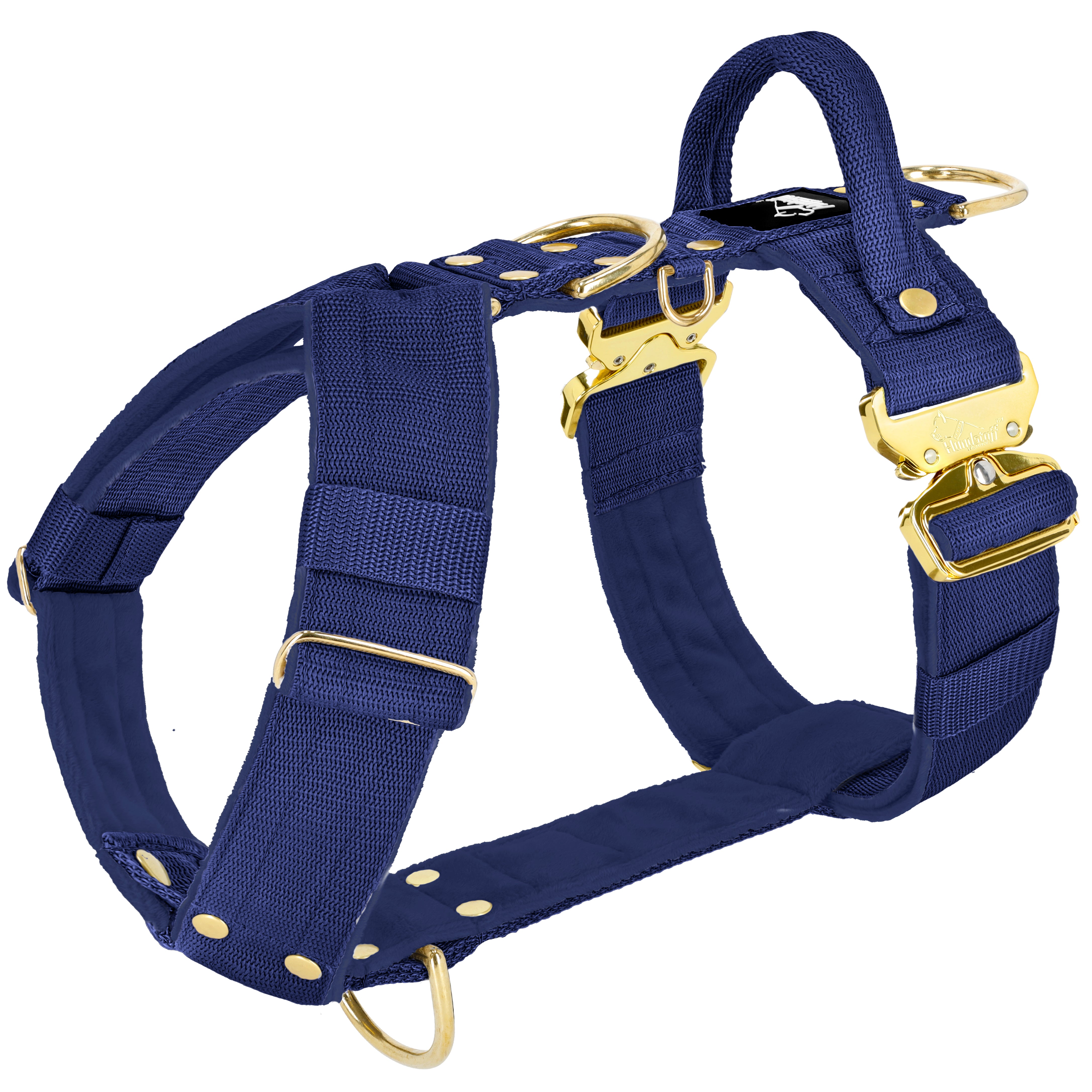 Easy Walk Extreme Gold Buckle Azul Marino - Arnés con hebilla de cierre rápido