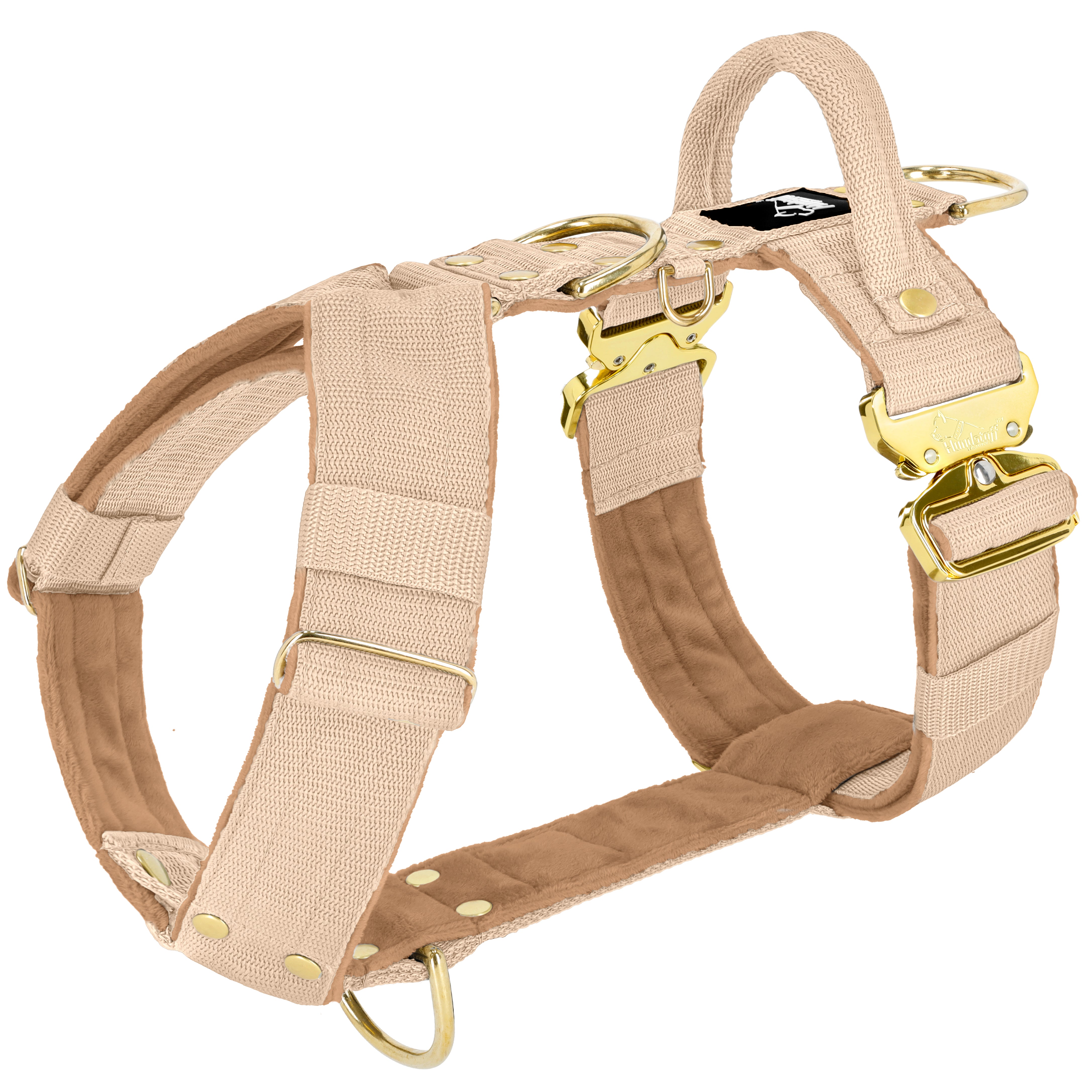 Easy Walk Extreme Gold Buckle Beige - Arnés con hebilla de cierre rápido