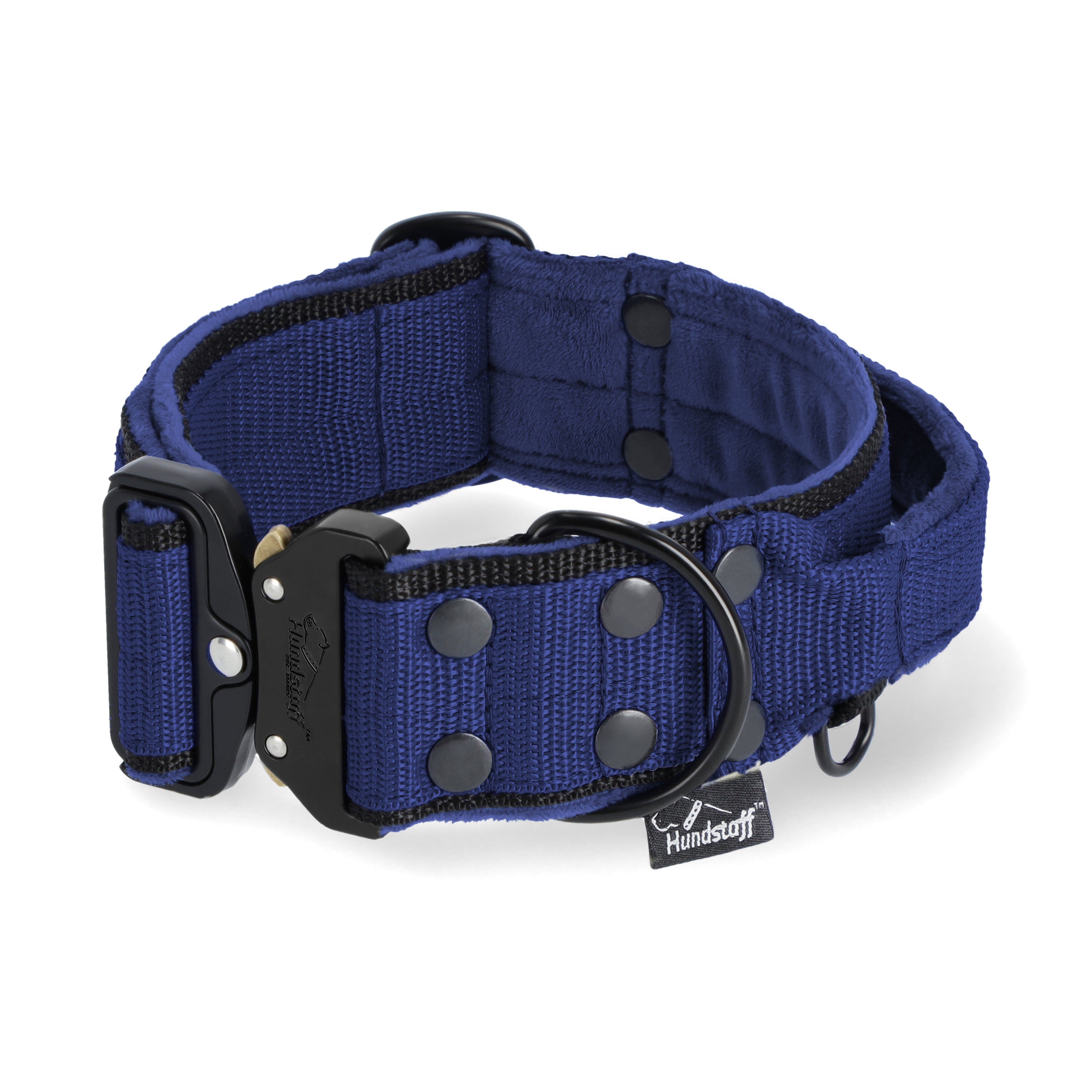 Extreme Buckle Black Edition Navy Blue - Collar fuerte y seguro
