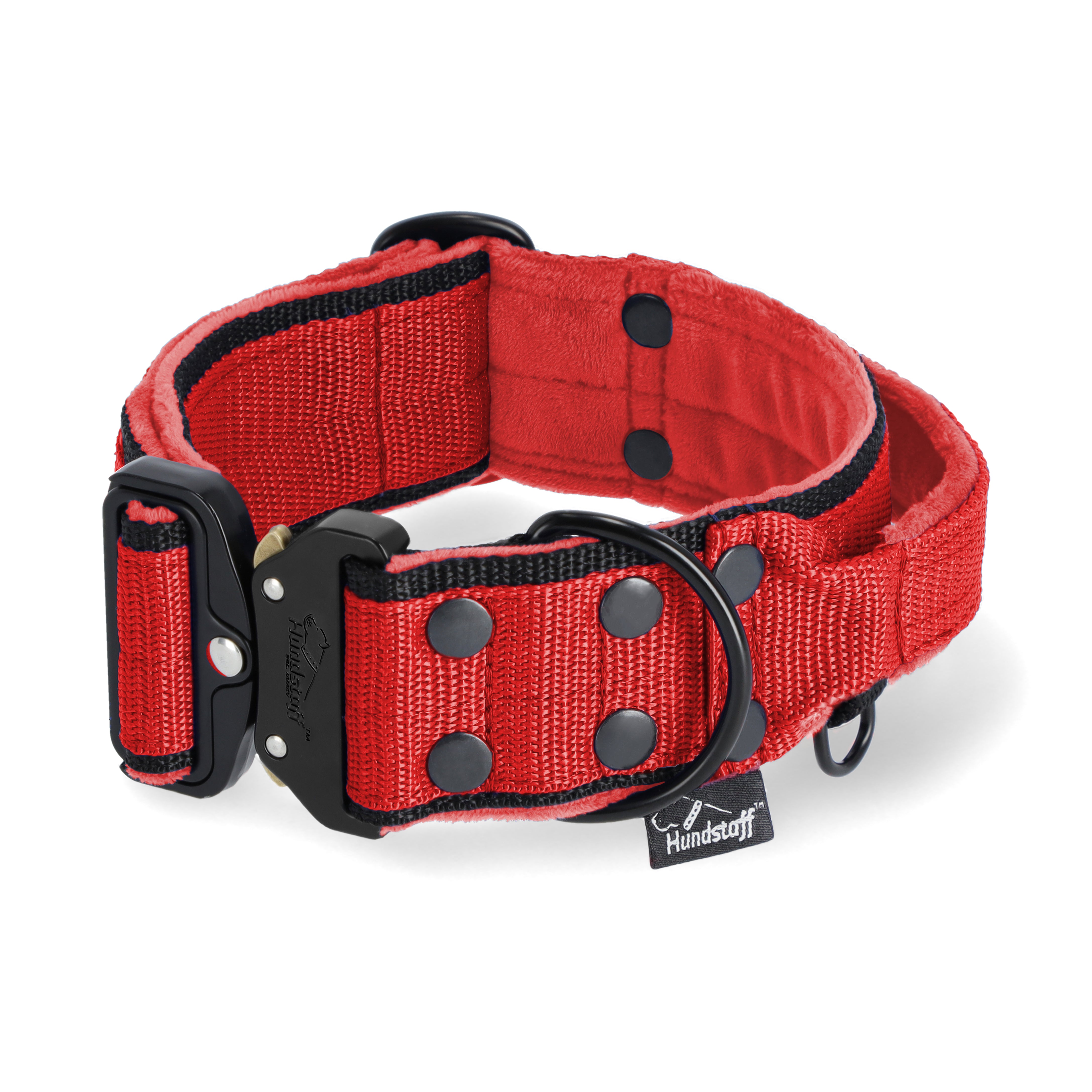 Extreme Buckle Black Edition Red - Collar fuerte y seguro