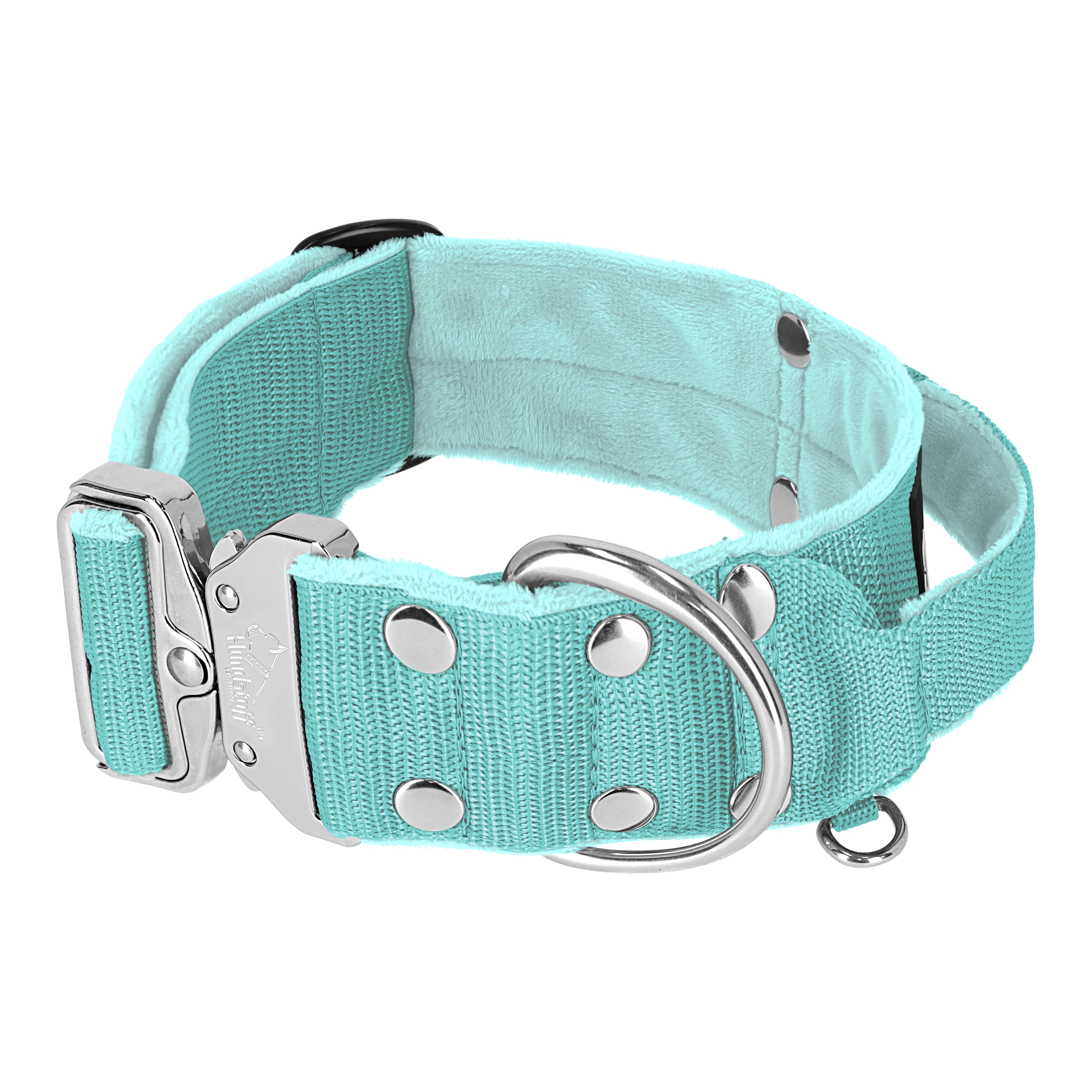 Extreme Silver Buckle Mint - Collar fuerte y seguro