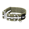 Extreme Silver Buckle Safe Khaki - Collarín reflejo de seguridad