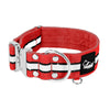 Extreme Silver Buckle Safe Red - Collar reflex seguro