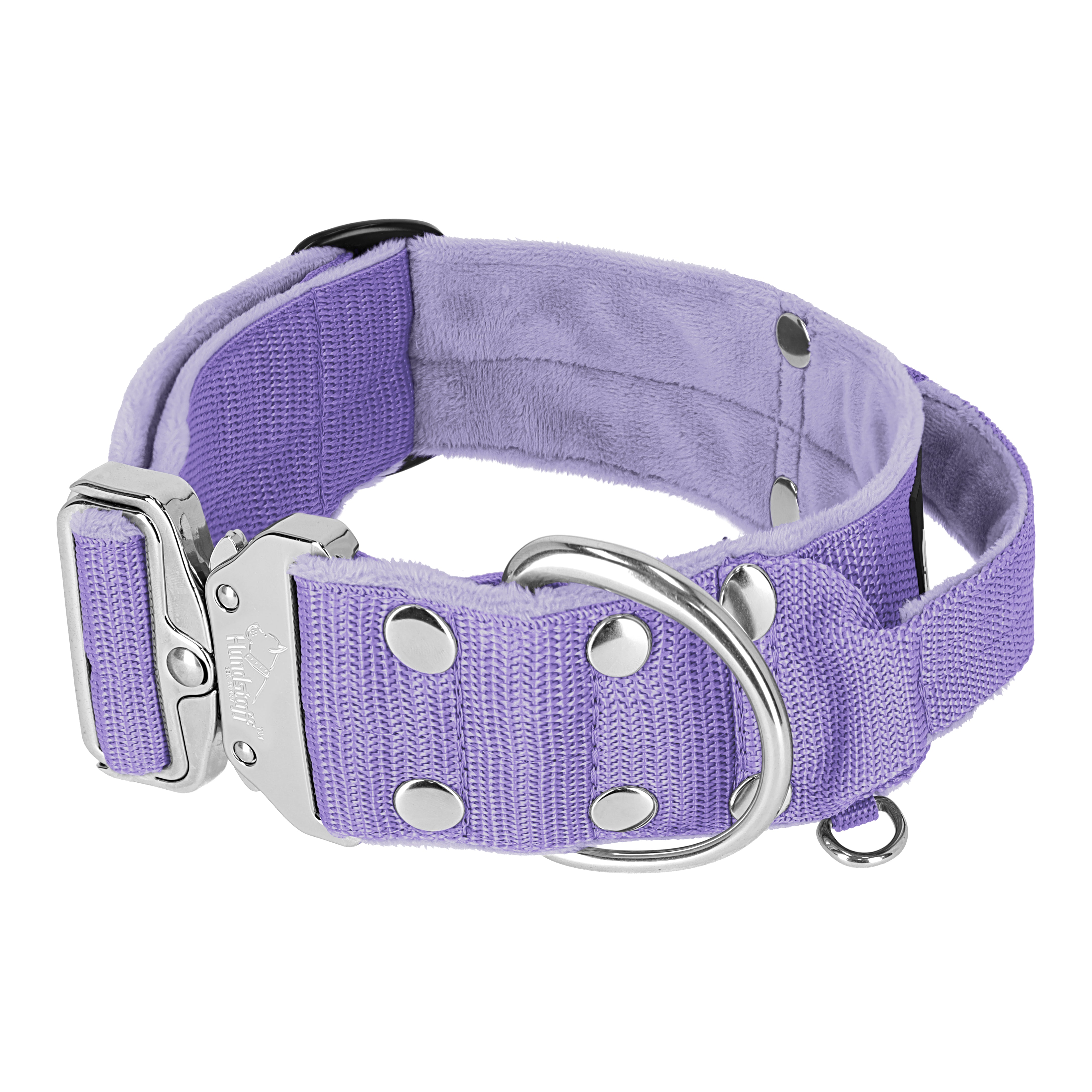 Extreme Silver Buckle Baby Purple - Collar fuerte y seguro