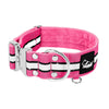 Extreme Silver Buckle Safe Pink - Collar reflejo de seguridad