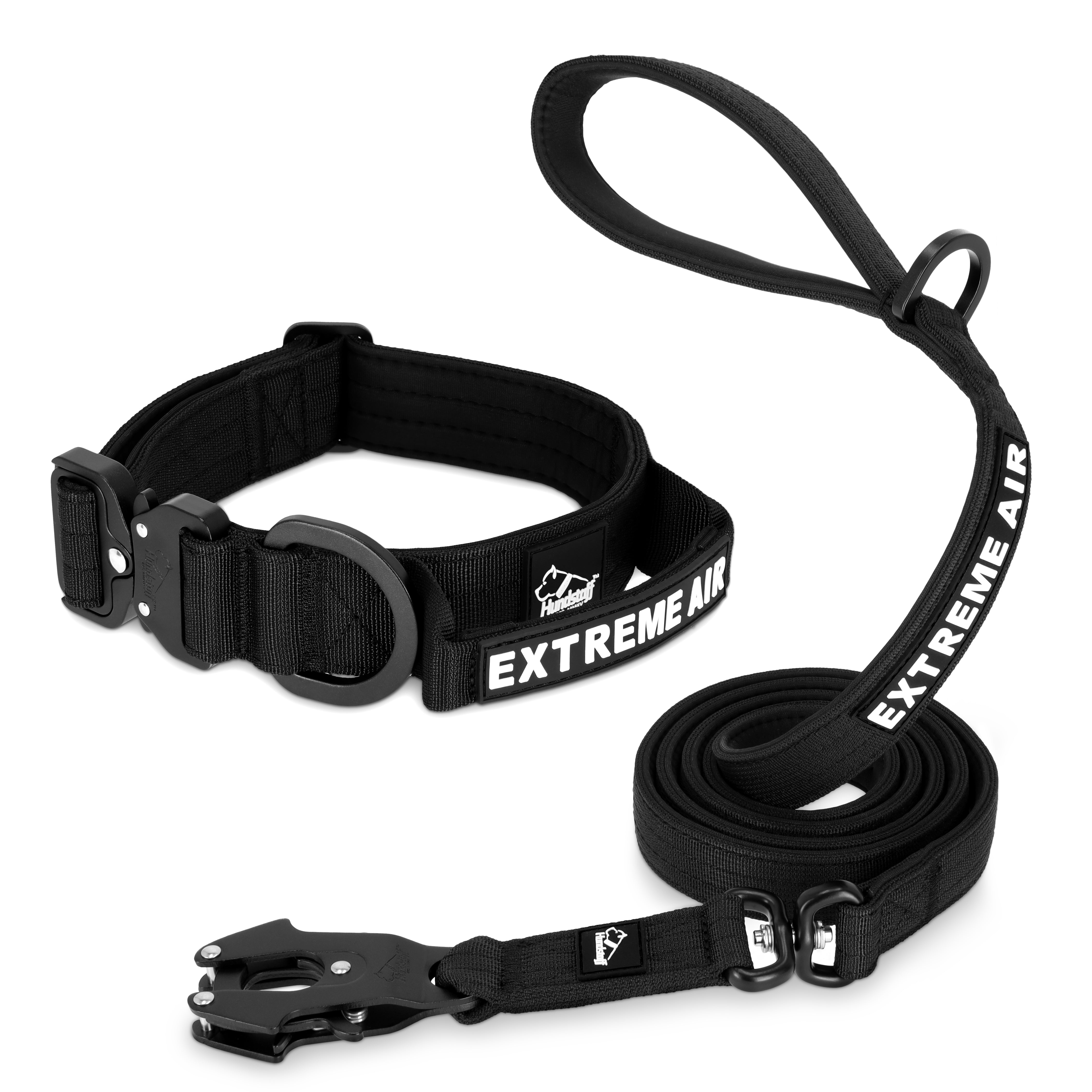 Extreme Air Set Night Black - Lätt och slitstarkt hundset